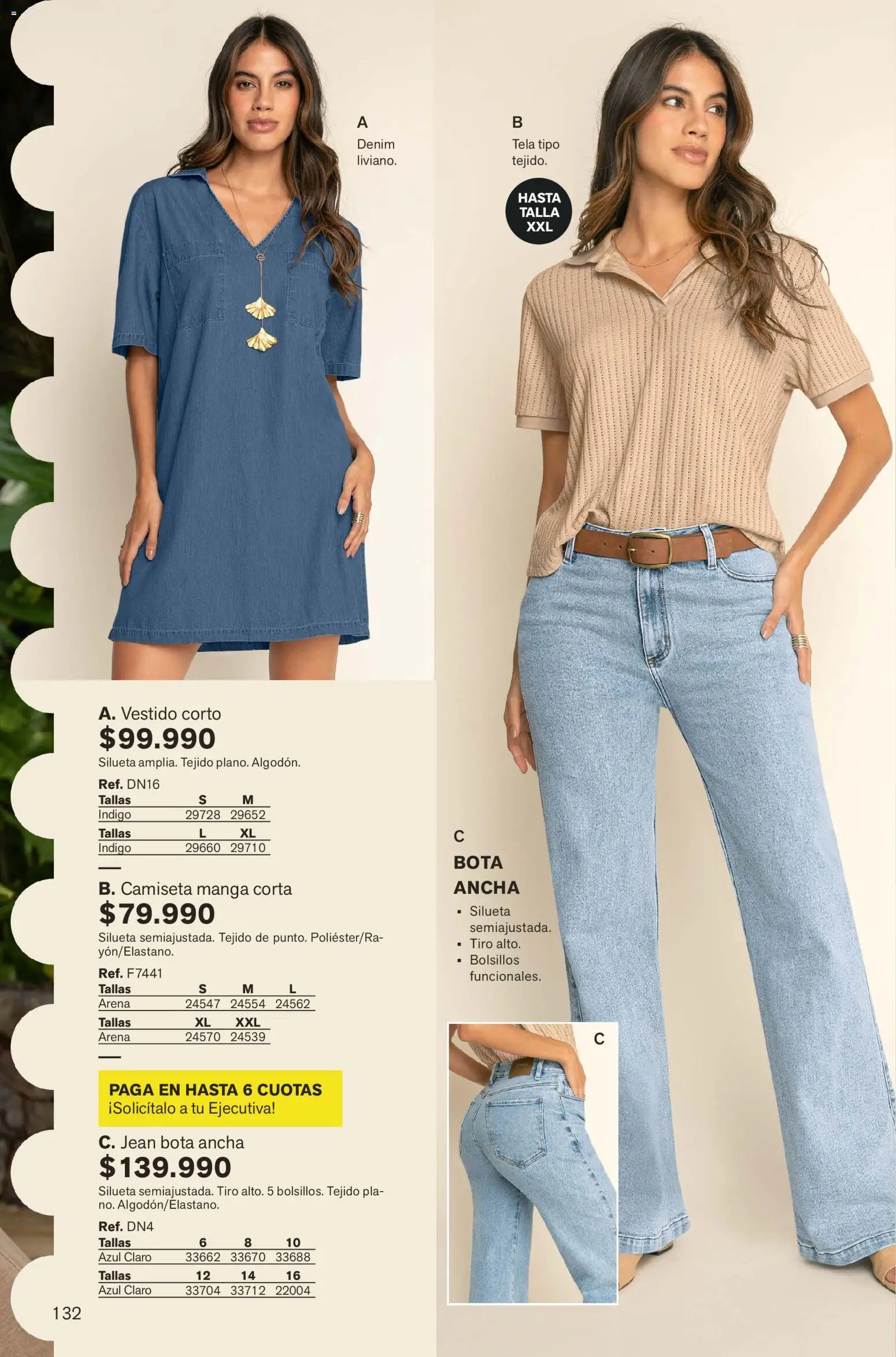 Leonisa revista - valida desde el 01.02.2026 | Página: 132 | Productos: Jean, Camiseta, Vestido