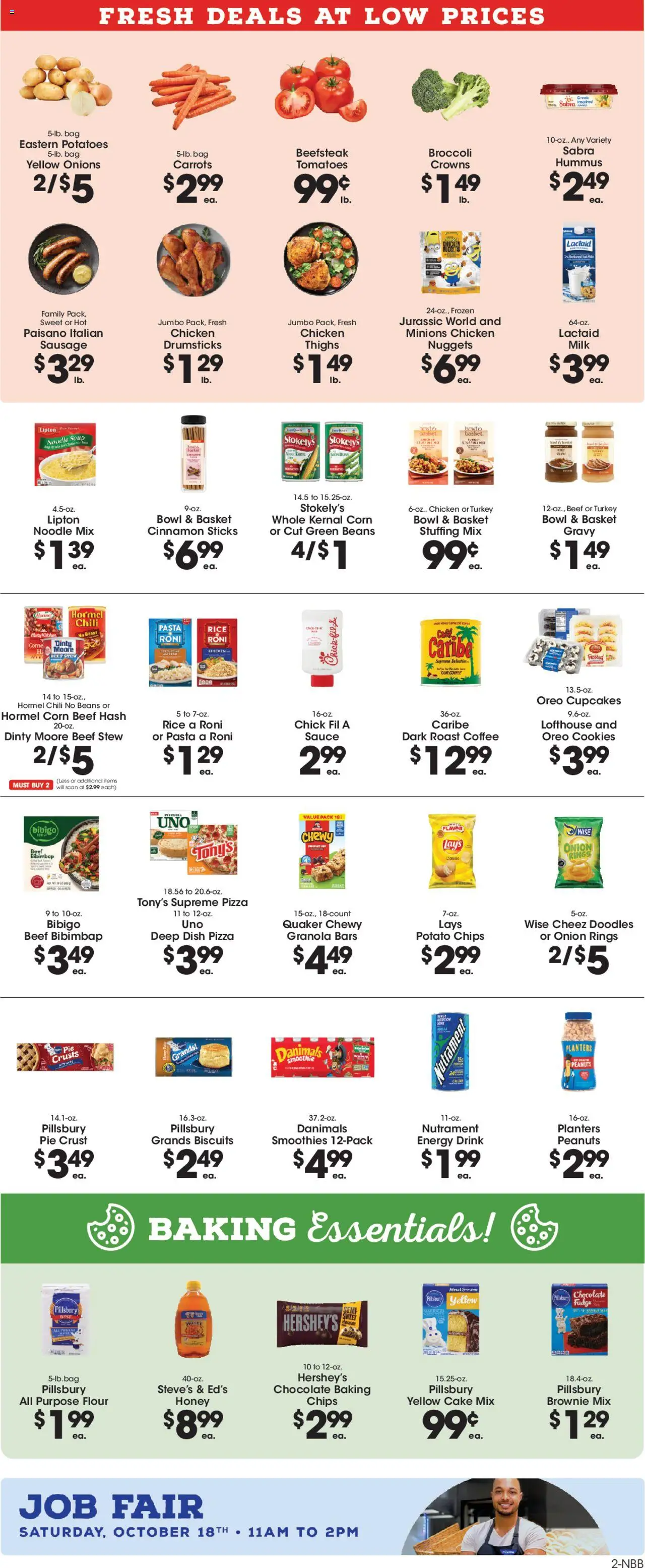 Price Rite Weekly Ad - valid from 10.10.2025 | Page: 2 | Products: Pizza, Tomatoes, Pasta, Sausage