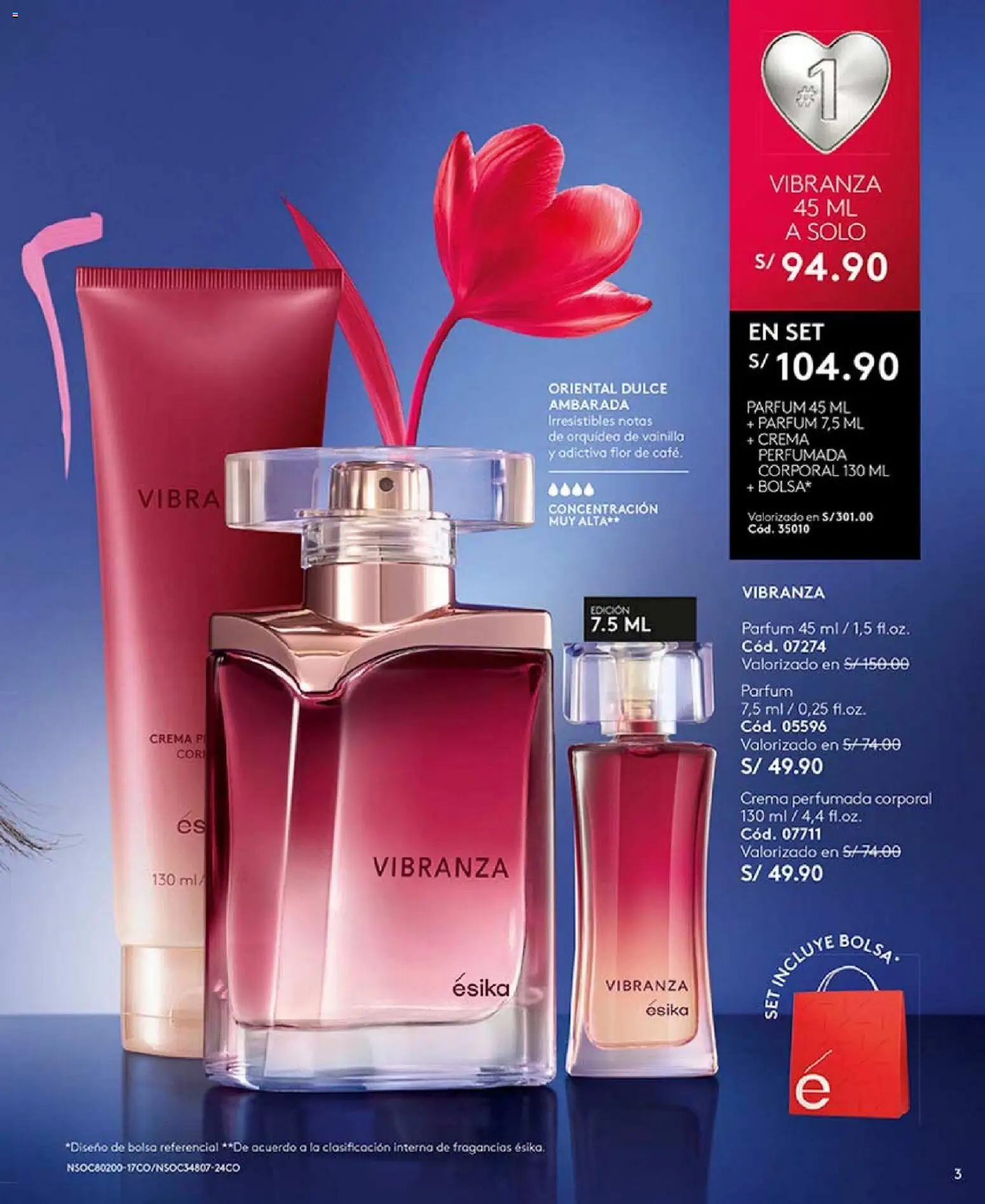 Catálogo Ésika válido desde 04.04.2026 | Página: 3 | Productos: Crema, Bolsa