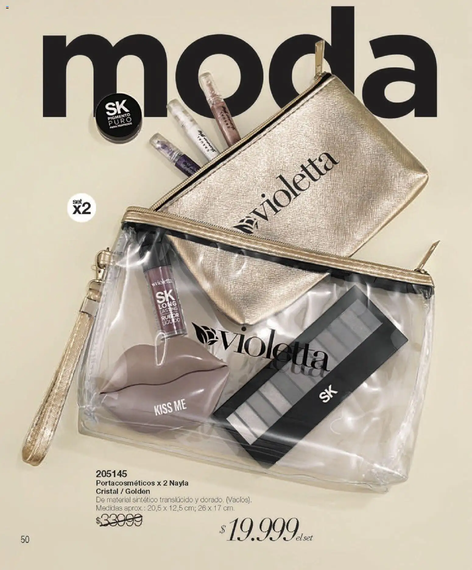 Violetta - Violetta Cosméticos │ válido desde el 30.03.2026 | Página: 50 | Productos: Portacosmeticos