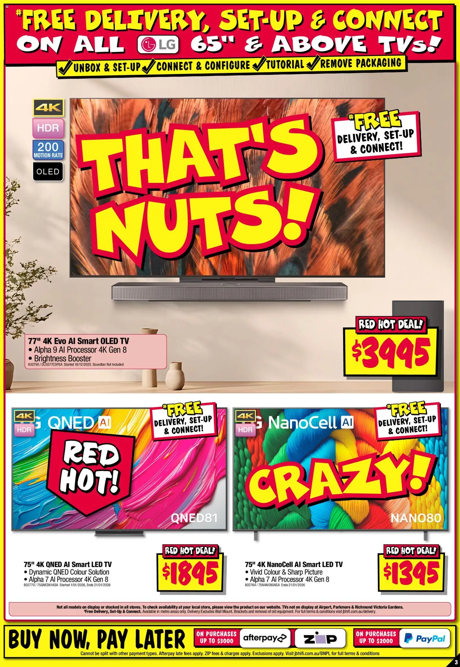 JB Hi-Fi catalogue - valid from 08.01.2026 | Page: 3 | Products: Picture, Nuts, Tv