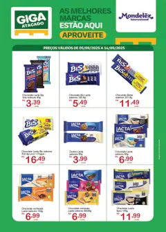 GIGA Atacado - Ofertas Mondelez - Pré-Visualização do folheto da loja GIGA Atacado, válido de 05.09.2025