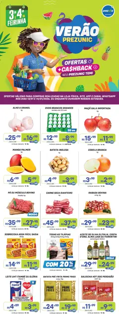 Encarte Prezunic - Pré-Visualização do folheto da loja Prezunic, válido de 13.01.2026
