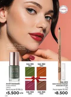 Vista previa Catálogo Amodil Campaña 17/2025 válido desde el 14.10.2025 | Página: 18 | Productos: Delineador de ojos, Delineador, Esmalte de uñas