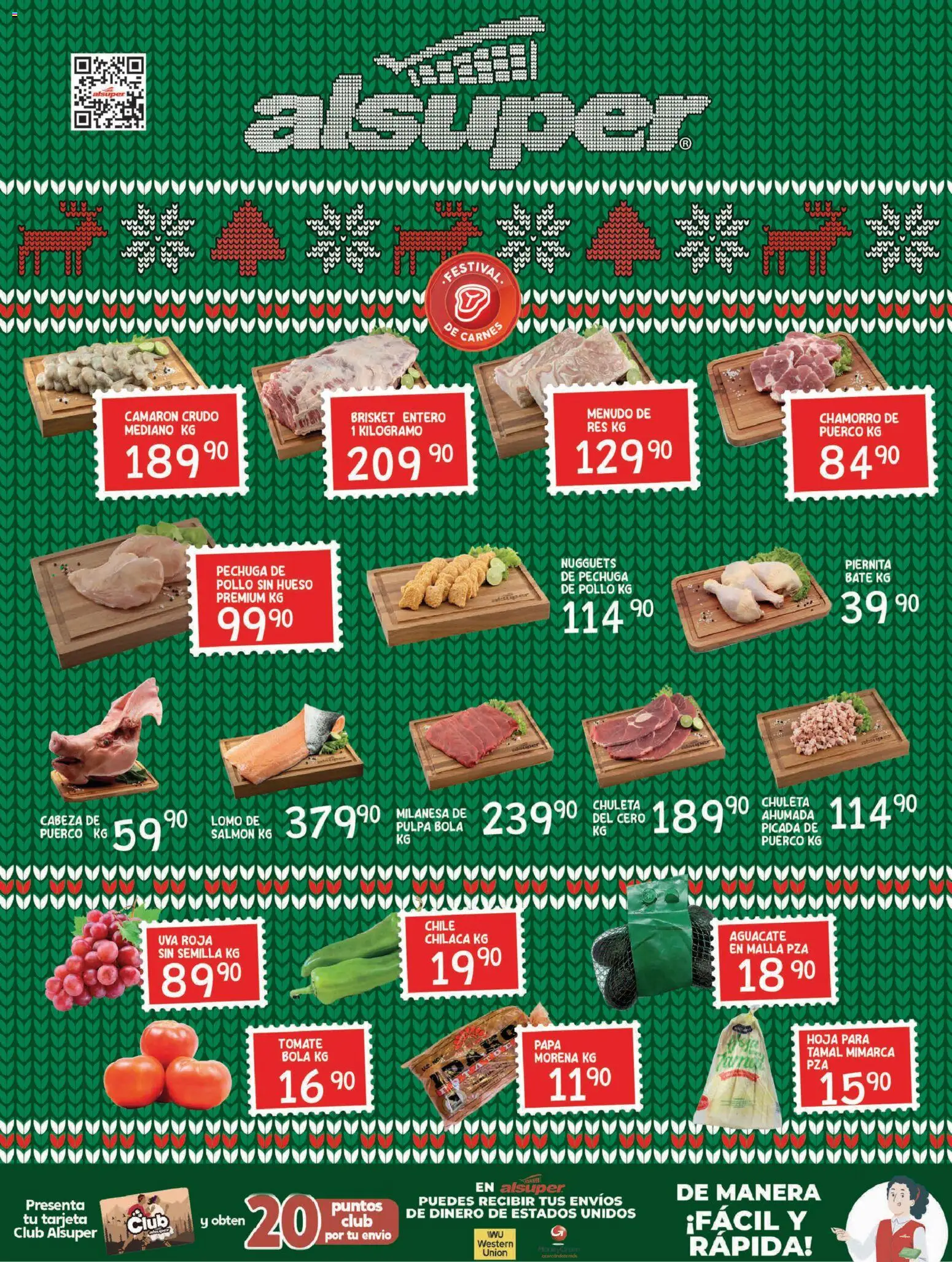 Nuevas ofertas de Alsuper válidas en toda la República Mexicana desde el 30.12.2025. ¡Encuentra las mejores ofertas en Alsuper folleto Chihuahua Estado! | Página: 8 | Productos: Papa, Uva, Res, Malla