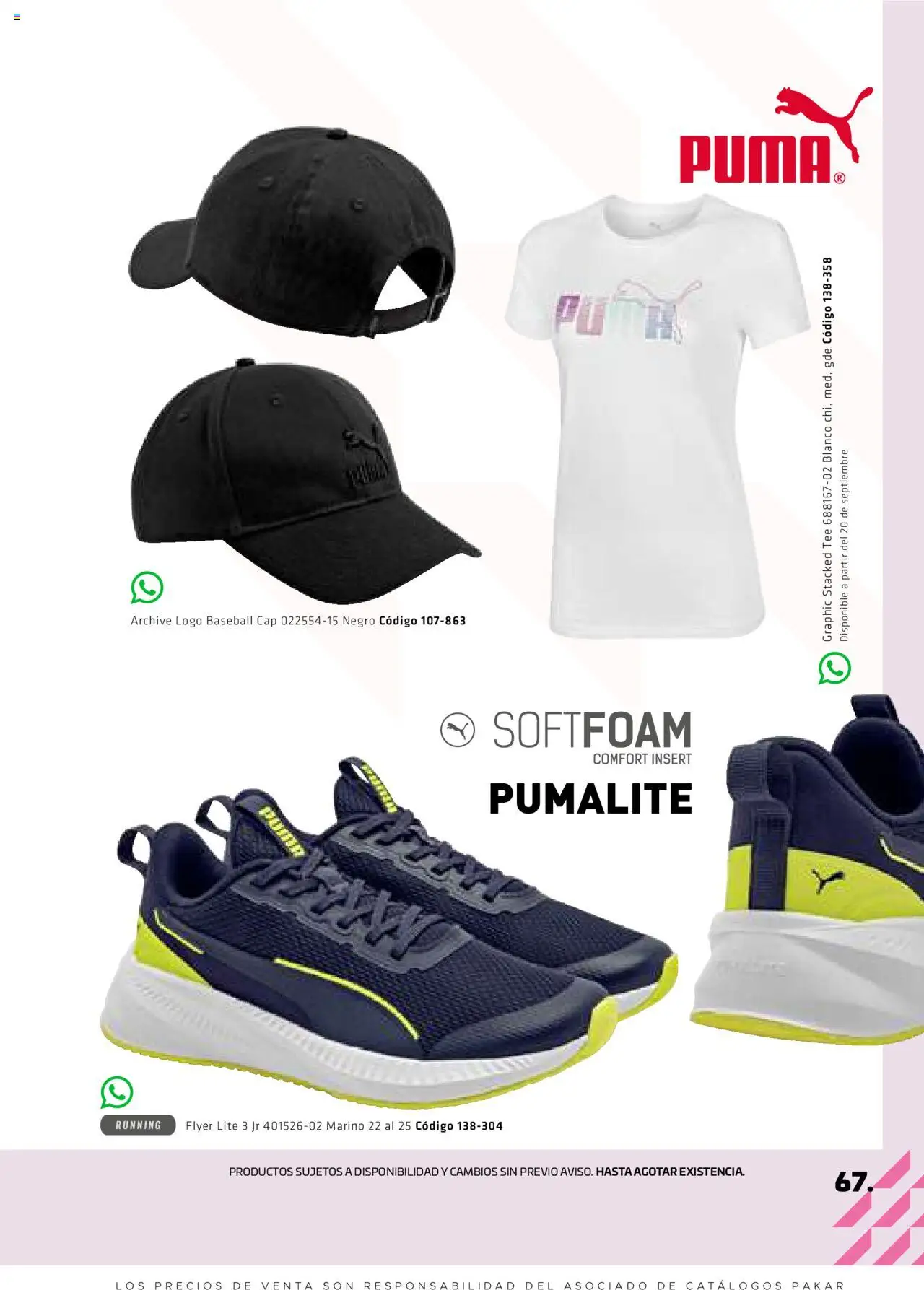 Nuevas ofertas de SC Pakar válidas en toda la República Mexicana desde el 29.08.2025. ¡Encuentra las mejores ofertas en SC Pakar - Catálogo Otoño Women! | Página: 67