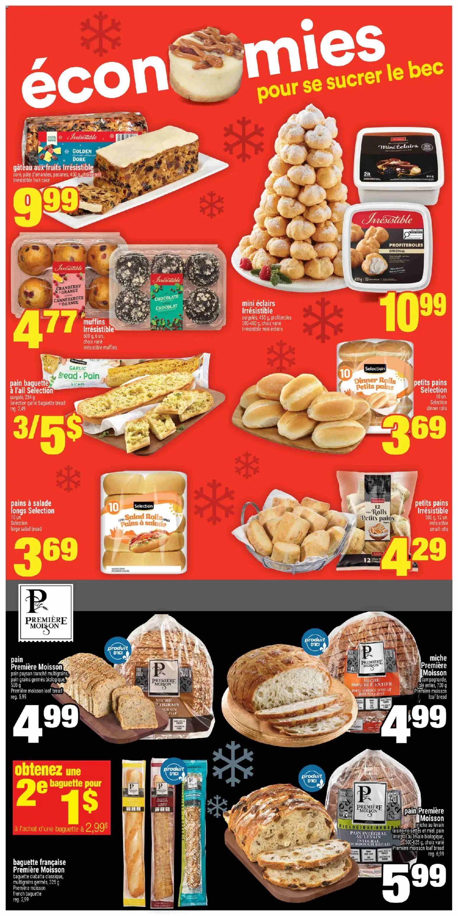 Super C flyer valid from 04.12.2025 | Page: 9 | Products: Salad, Milk, Bread, Chocolate