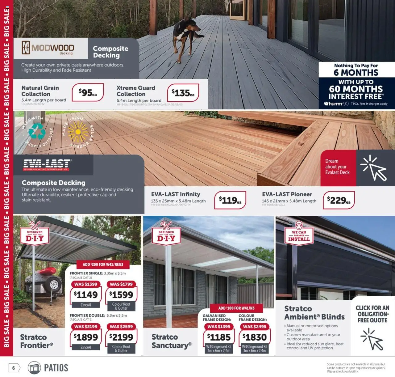 Stratco catalogue - valid from 19.09.2025 | Page: 6 | Products: Blinds, Decking, Cap