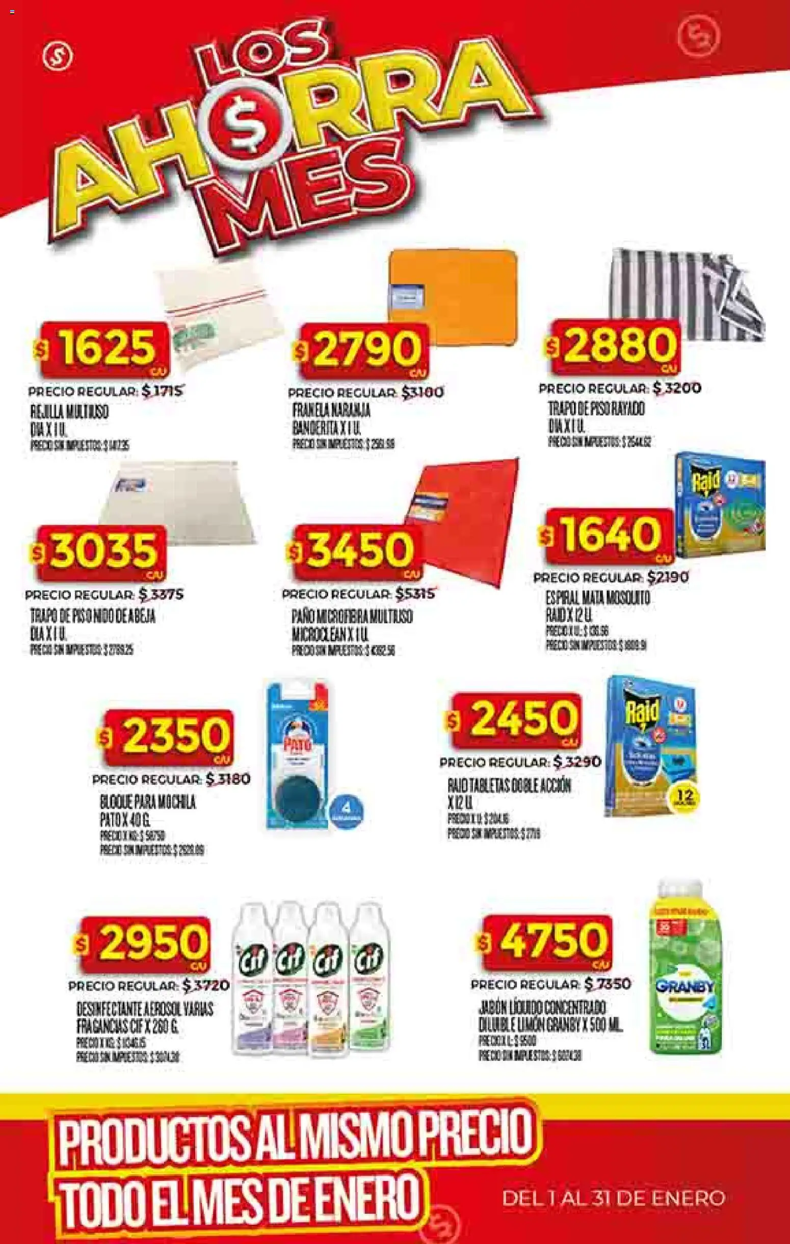 Supermercado DIA Ofertas │ válido desde el 28.01.2026 | Página: 40 | Productos: Trapo de piso, Jabón, Limón, Mochila