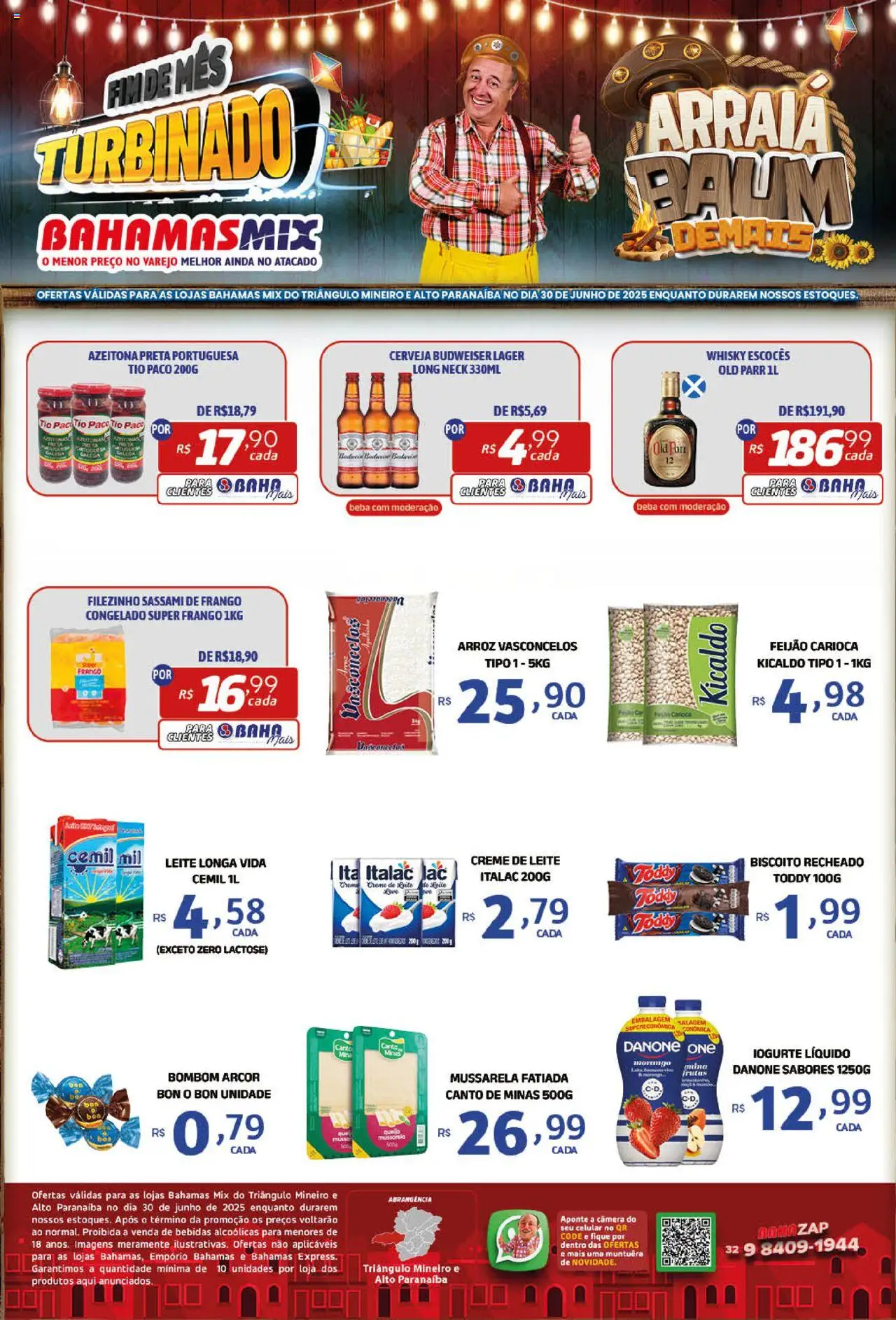 Bahamas Mix Folheto - válido de 30.06.2025 | Página: 1 | Produtos: Cerveja, Arroz, Creme, Câmera