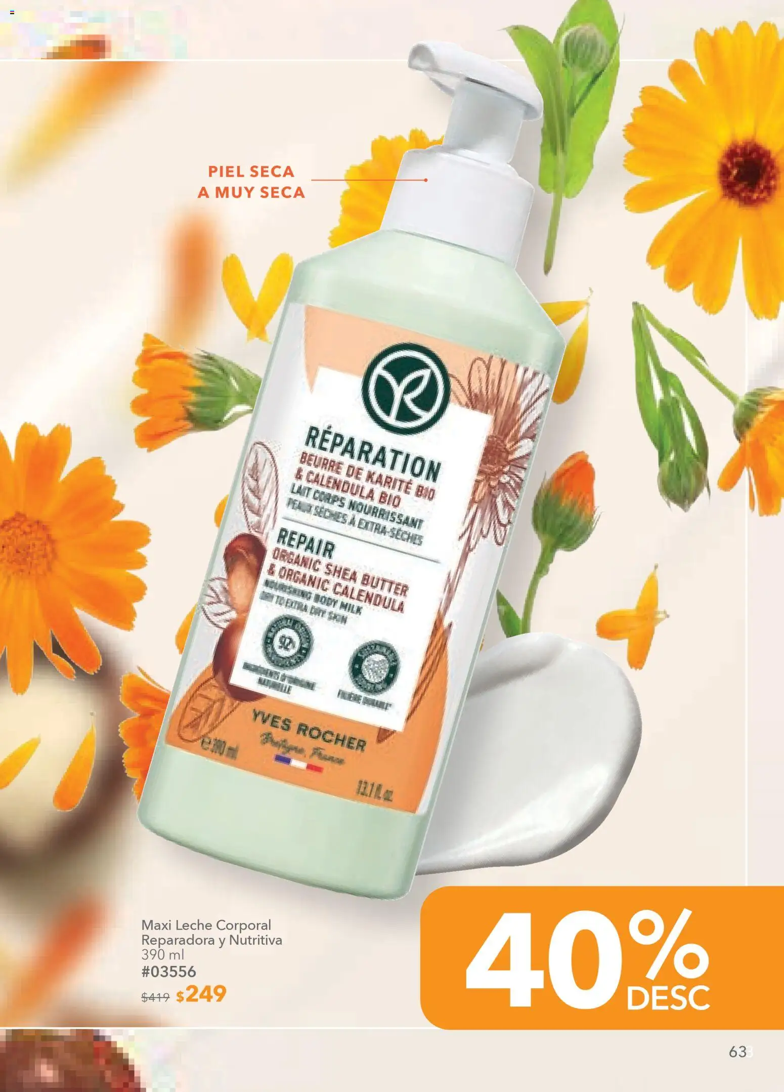 Nuevas ofertas de Yves Rocher válidas en toda la República Mexicana desde el 30.12.2025. ¡Encuentra las mejores ofertas en Yves Rocher campaña 1 2026! | Página: 65 | Productos: Leche, Body
