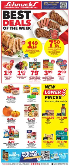 Preview of Schnucks weekly ads valid from 15.10.2025
