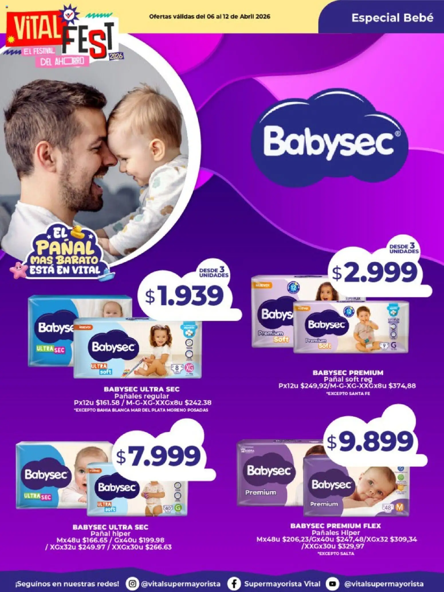 Vital - Especial de pañales │ válido desde el 06.04.2026 | Página: 2 | Productos: Pañales