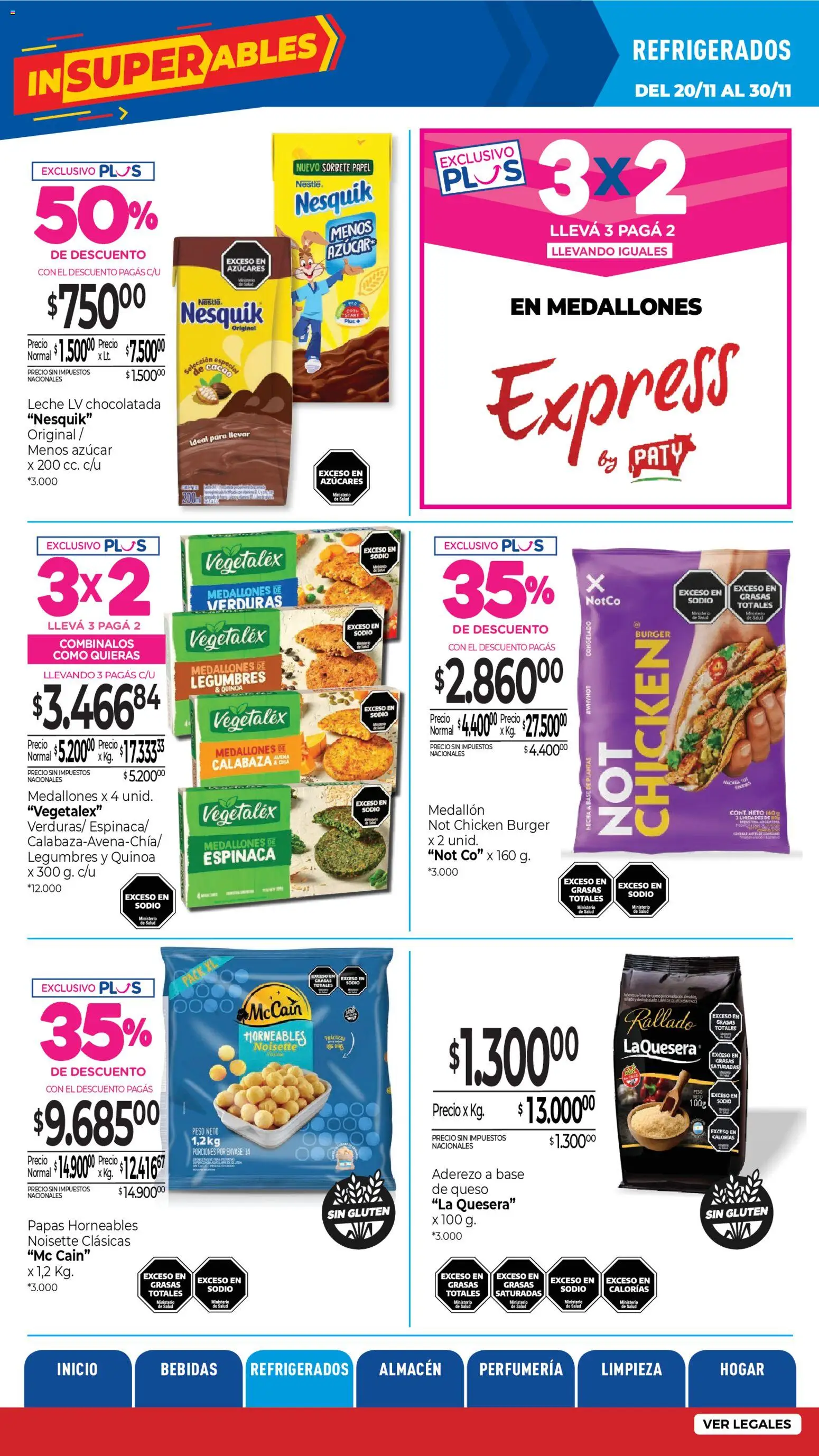 La Anonima catálogo │ válido desde el 20.11.2025 | Página: 14 | Productos: Peso, Queso, Chocolatada, Cacao