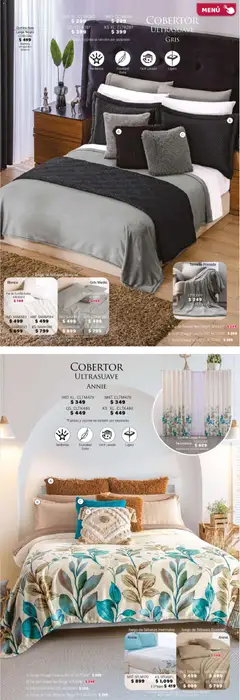 Vista previa de Colchas Concord catálogo, nuevo folleto de la tienda, válido en México a partir del 01.02.2026 | Página: 186 | Productos: Cobertor, Juego, Funda, Almohada