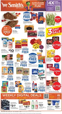 Preview of Smith's weekly ads valid from 29.10.2025