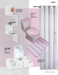 Vista previa de Andrea - Catálogo Home - Otoño / Invierno, nuevo folleto de la tienda, válido en México a partir del 24.08.2025 | Página: 43 | Productos: Repisa, Wc, Baño, Espejo