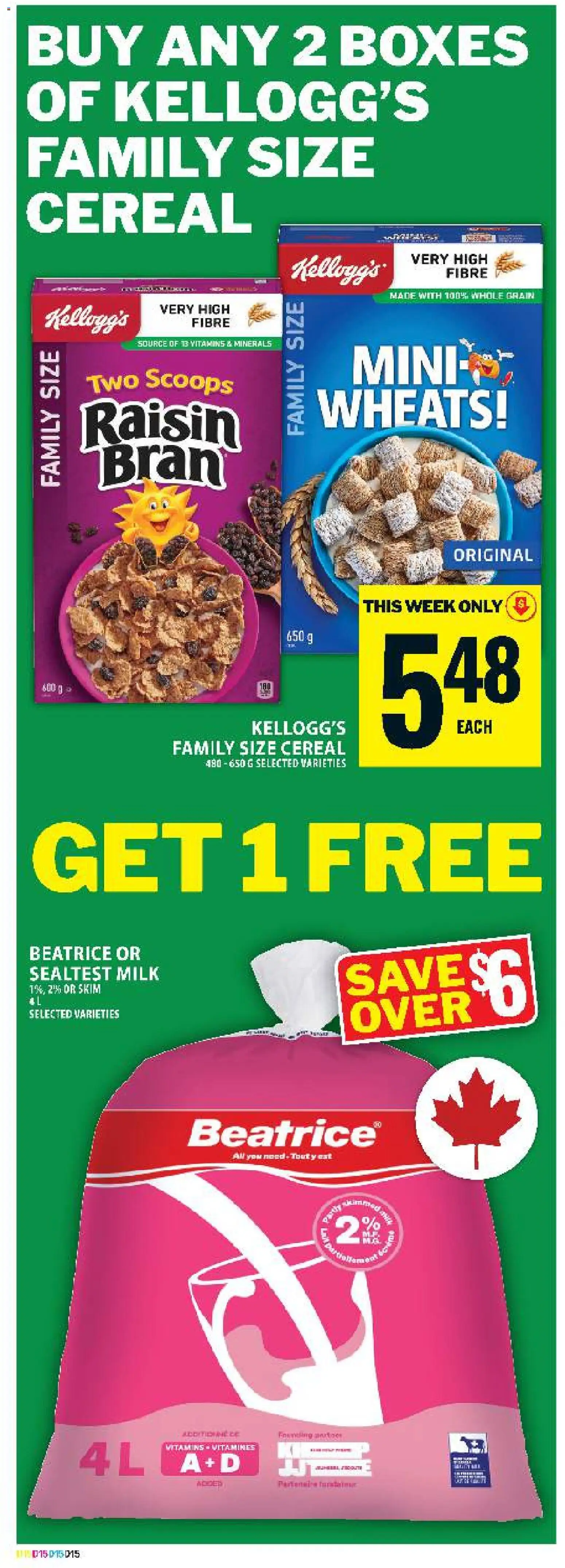 Food Basics flyer valid from 19.02.2026 | Page: 18 | Products: Milk
