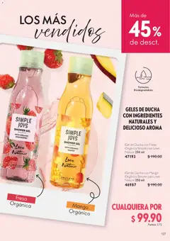 Vista previa de Oriflame Buen Fin, nuevo folleto de la tienda, válido en México a partir del 25.10.2025 | Página: 127 | Productos: Fresa, Mango, Gel de ducha