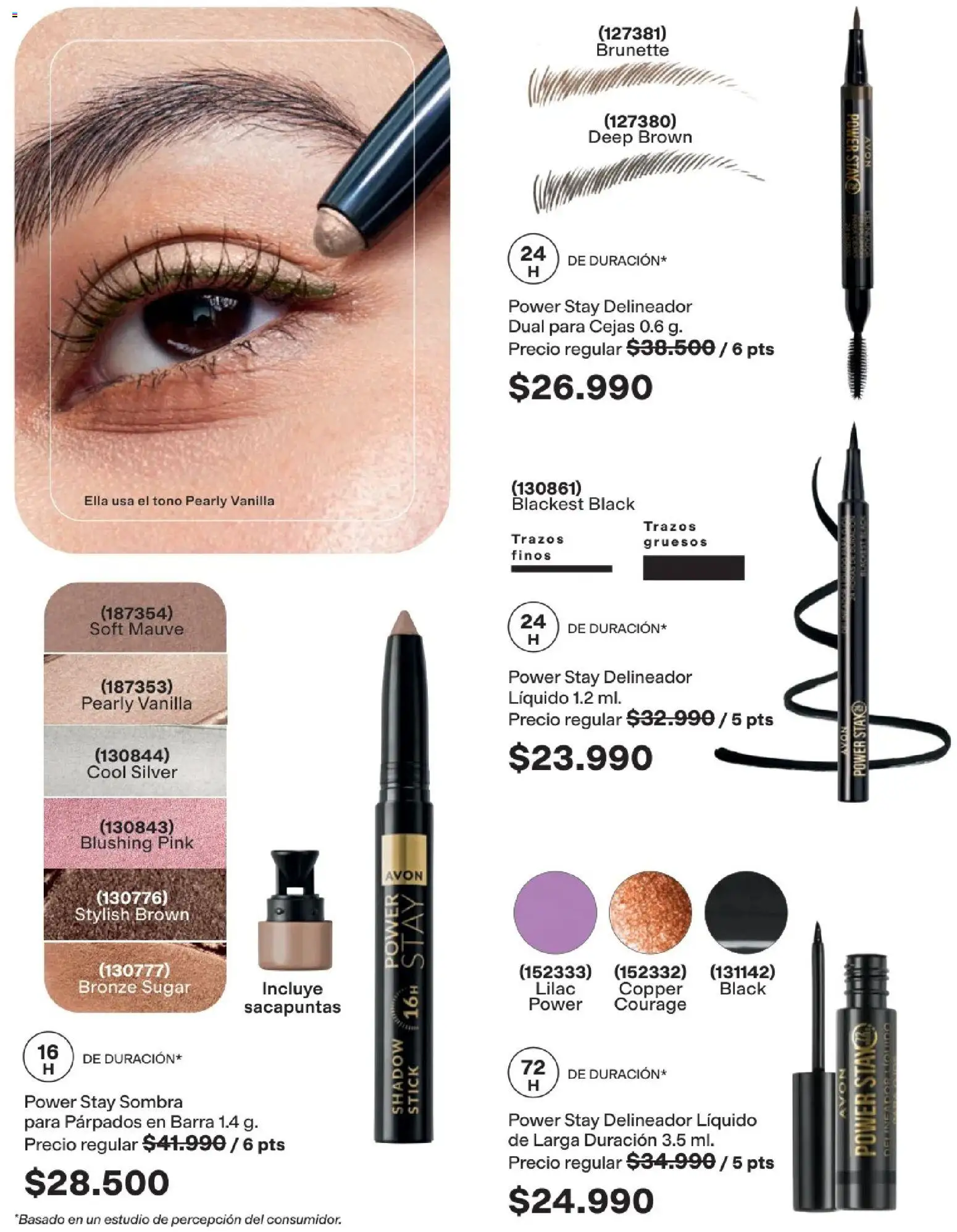 Avon revista - valida desde el 11.03.2026 | Página: 51 | Productos: Sacapuntas, Sombra, Delineador