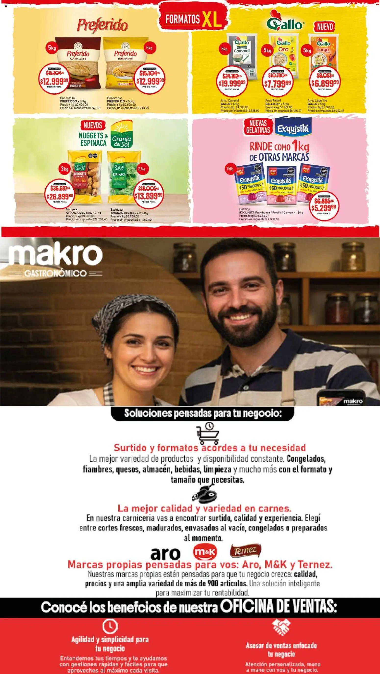 Makro ofertas │ válido desde el 04.12.2025 | Página: 5 | Productos: Gelatina, Pan, Té, Pan rallado
