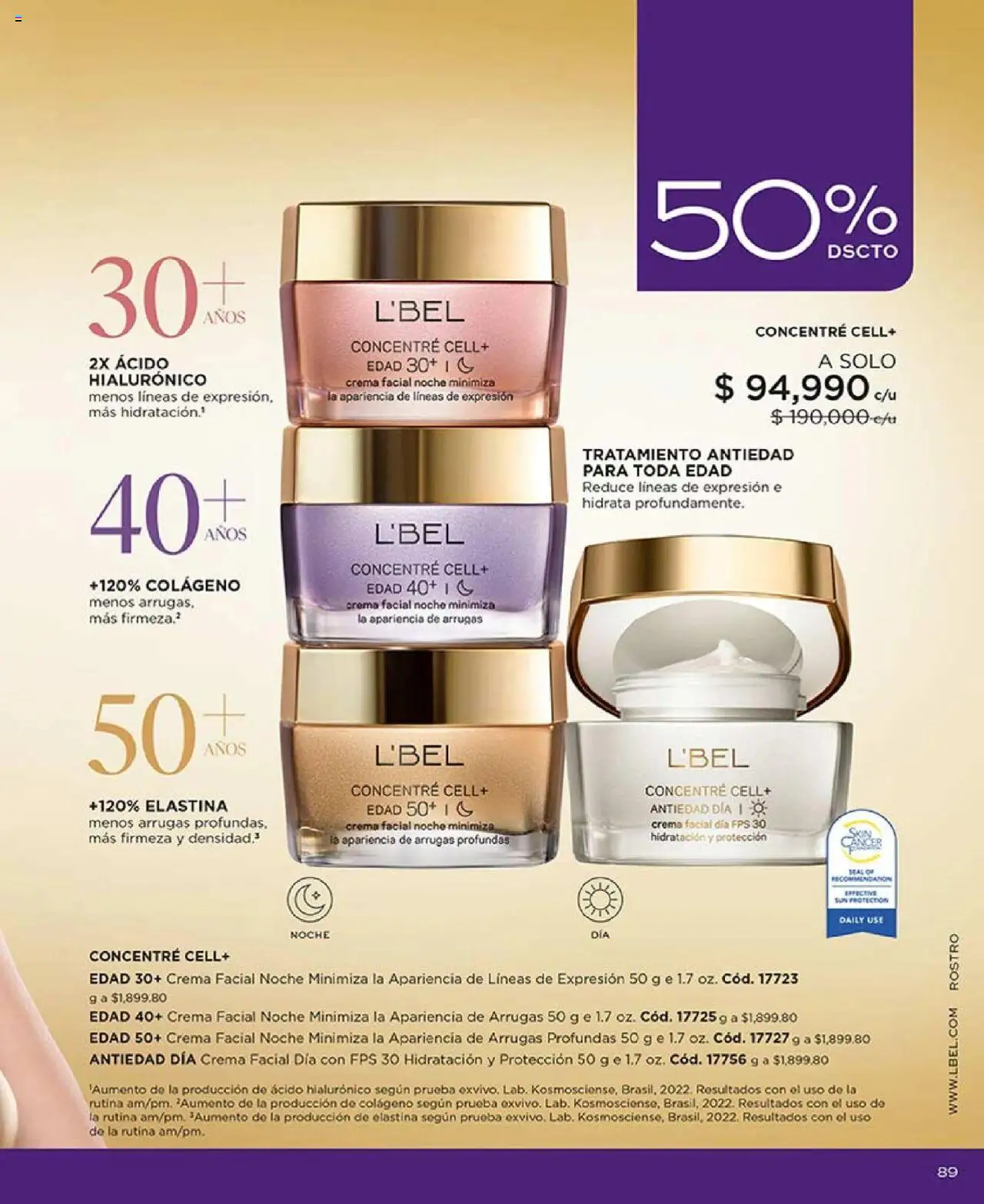 L'Bel revista - valida desde el 16.06.2025 | Página: 89 | Productos: Crema