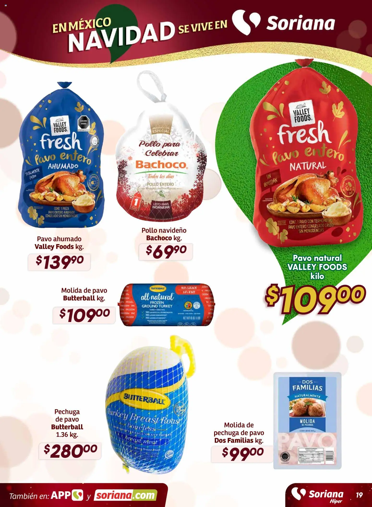 Nuevas ofertas de Soriana válidas en toda la República Mexicana desde el 27.11.2025. ¡Encuentra las mejores ofertas en Soriana - Preciazazaso Híper: Frontera Chih, Coah, Tamaulipas! | Página: 20 | Productos: Pollo, Termómetro