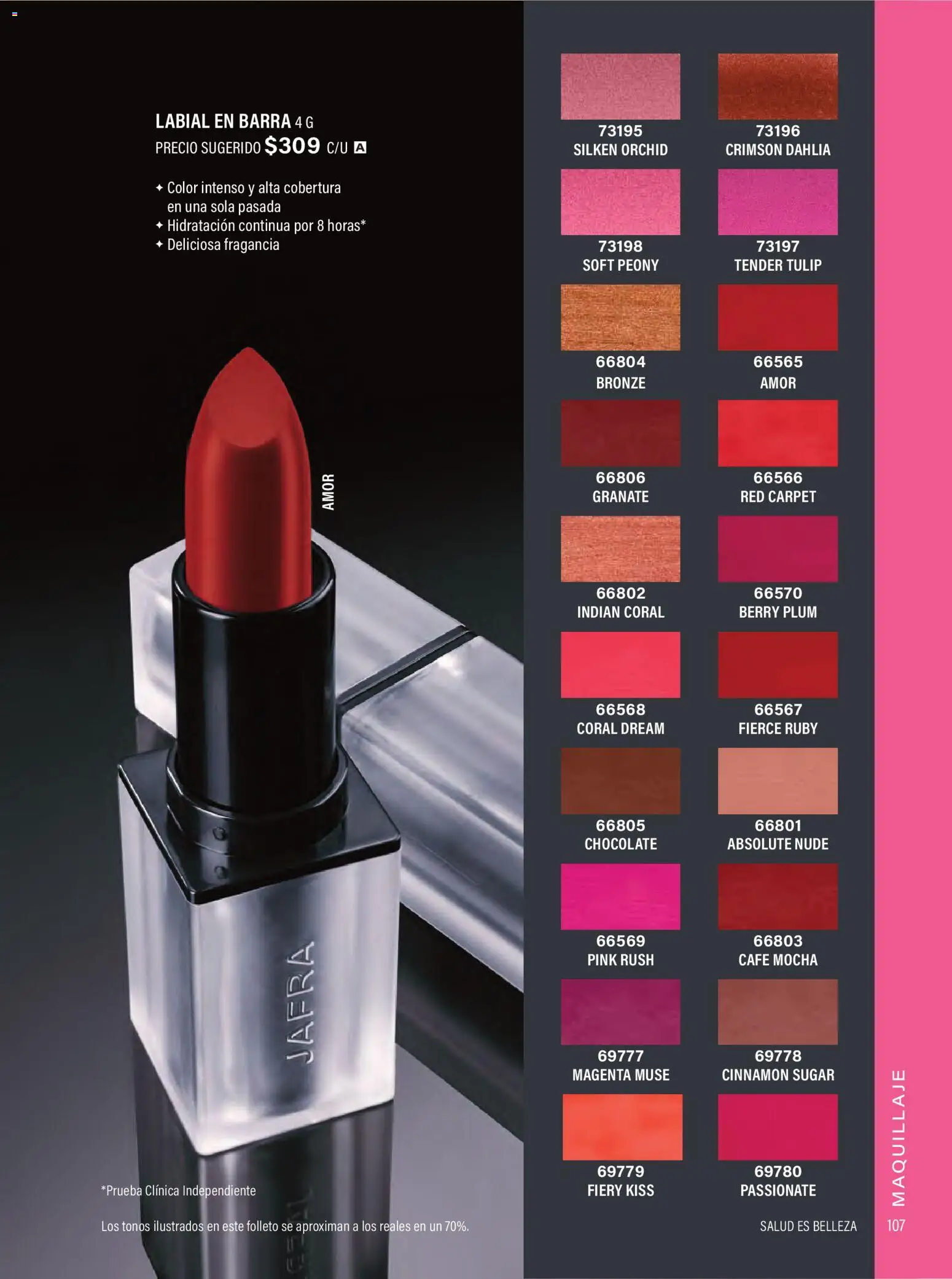 Nuevas ofertas de JAFRA válidas en toda la República Mexicana desde el 01.02.2026. ¡Encuentra las mejores ofertas en JAFRA catálogo Organizador de Ventas! | Página: 105 | Productos: Café, Chocolate, Barra, Fragancia