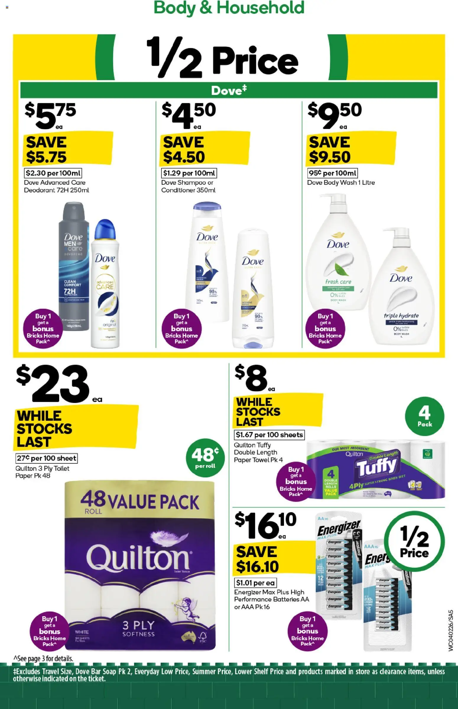 Woolworths catalogue - valid from 04.02.2026 | Page: 5 | Products: Shelf, Shampoo, Soap, Deodorant