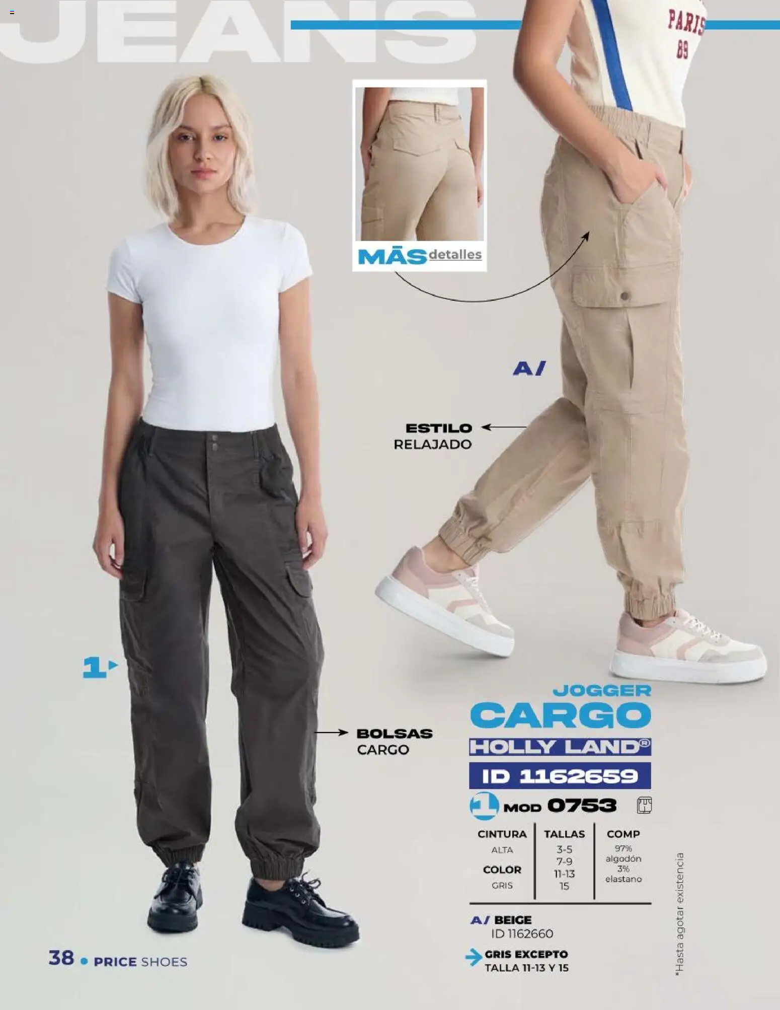 Nuevas ofertas de Price Shoes válidas en toda la República Mexicana desde el 05.02.2026. ¡Encuentra las mejores ofertas en Price Shoes catálogo Jeans! | Página: 38