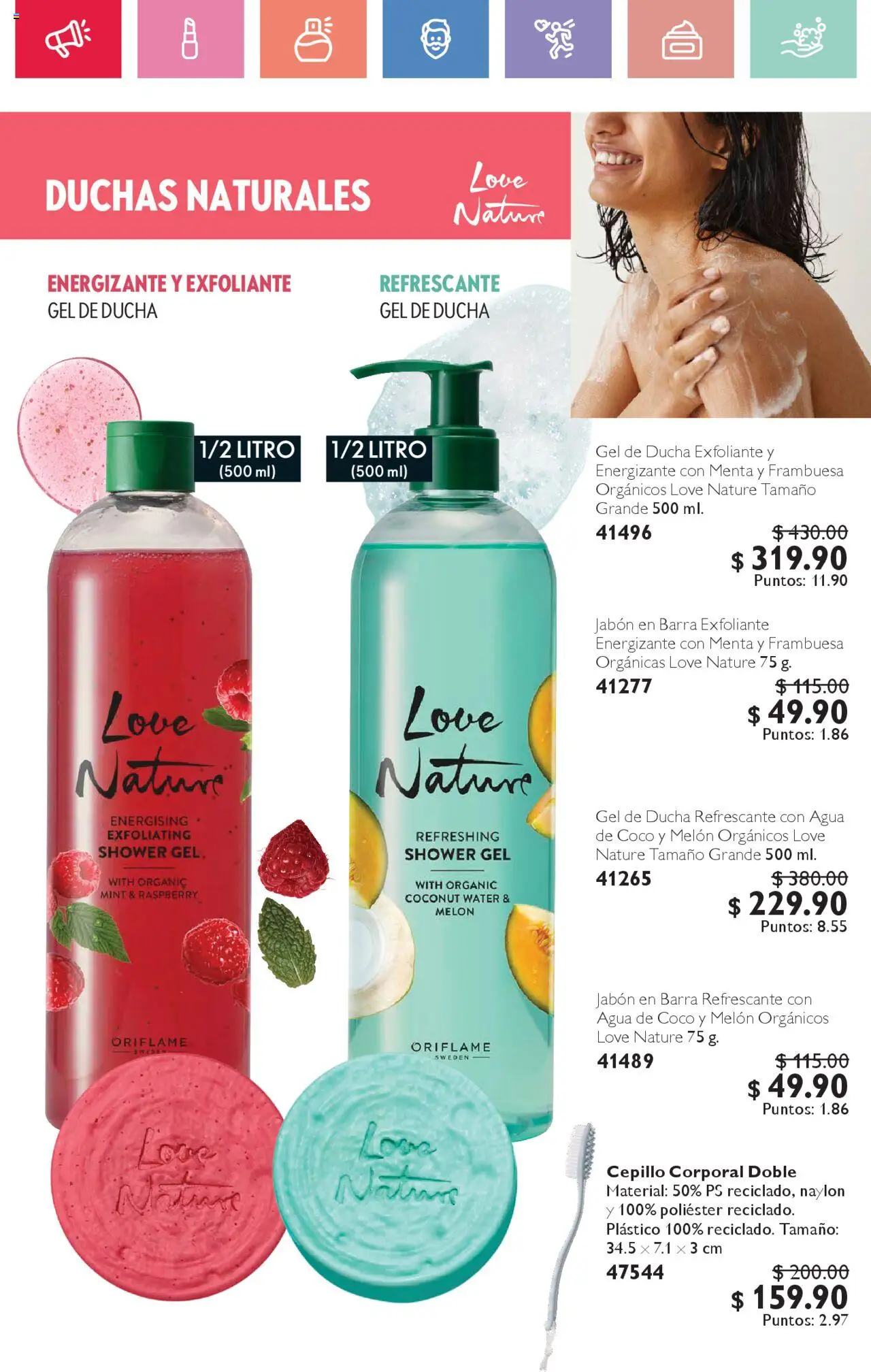 Nuevas ofertas de Oriflame válidas en toda la República Mexicana desde el 02.08.2025. ¡Encuentra las mejores ofertas en Oriflame - Campaña 11 2025! | Página: 62 | Productos: Melón, Agua, Jabón, Gel de ducha