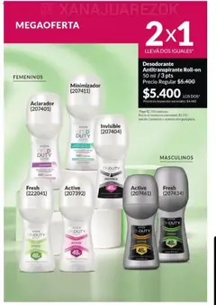 Vista previa Catálogo AVON Campaña 15/2025 válido desde el 23.10.2025 | Página: 171 | Productos: Desodorante, Antitranspirante