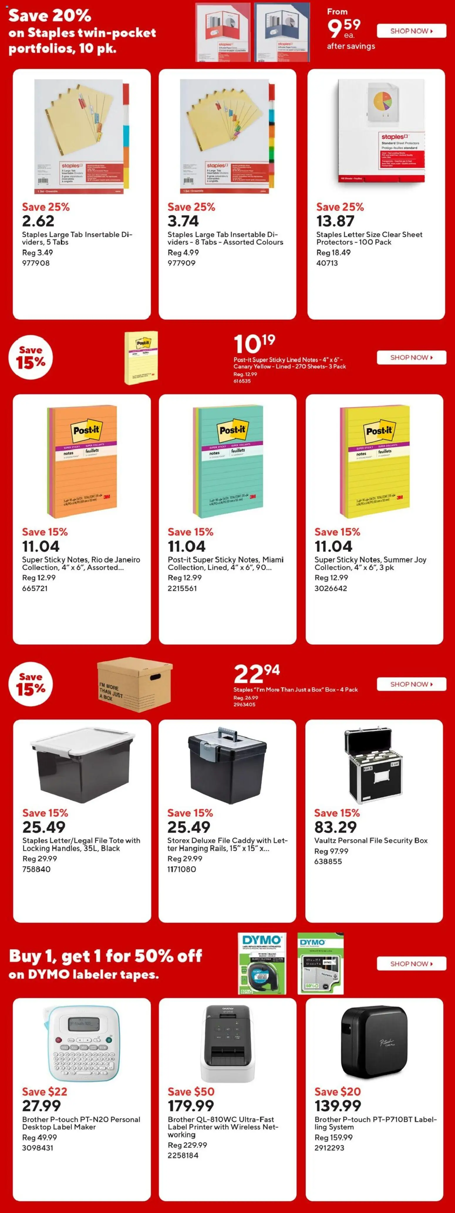 Staples flyer valid from 27.02.2026 | Page: 14 | Products: Printer, Box