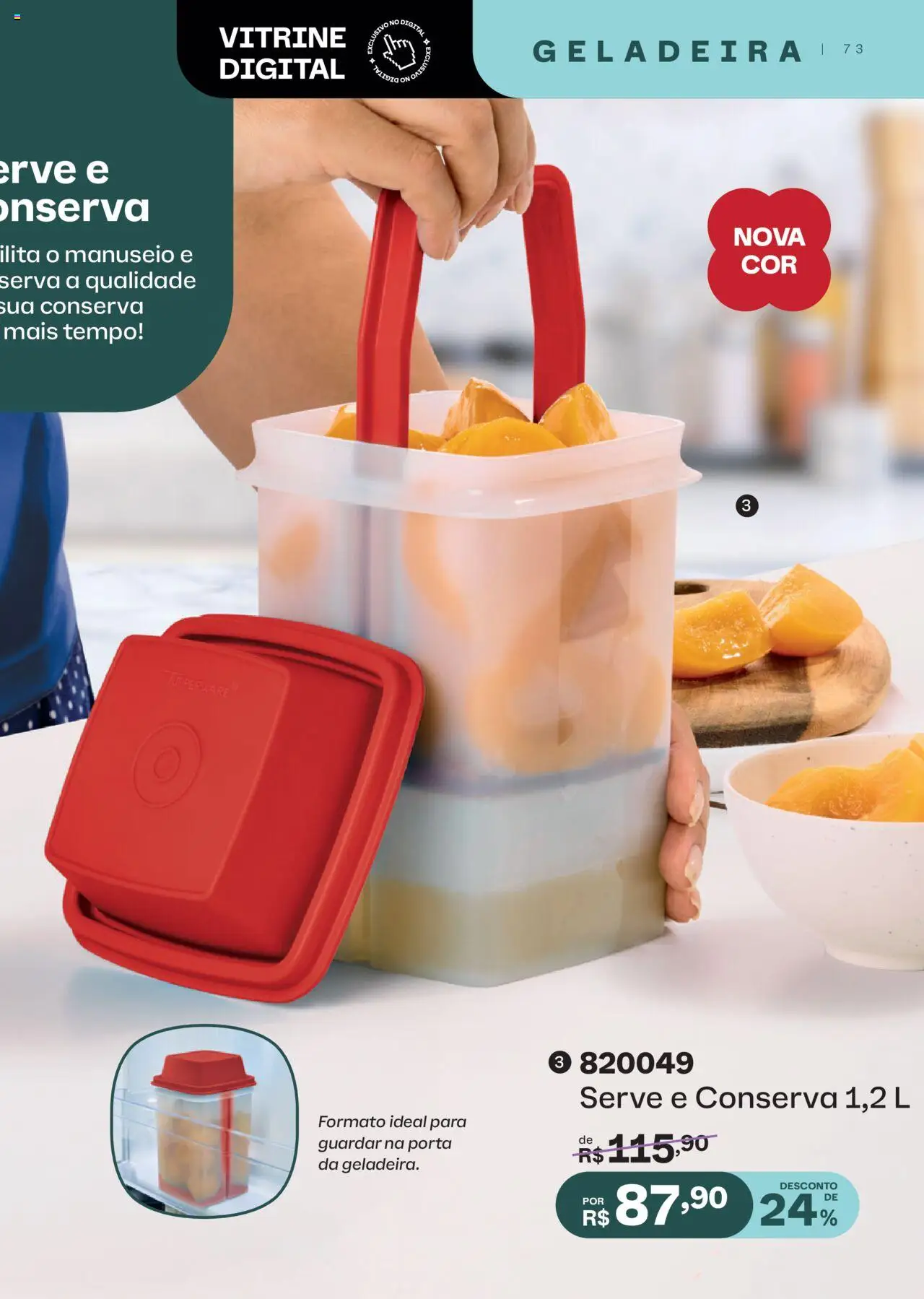Tupperware Folheto - válido de 01.11.2025 | Página: 75 | Produtos: Geladeira, Porta