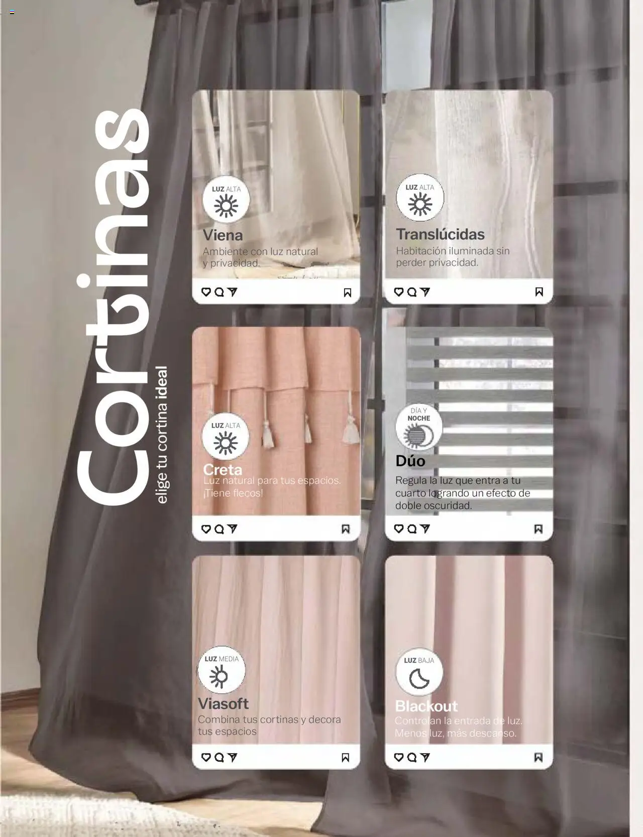 Nuevas ofertas de Vianney válidas en toda la República Mexicana desde el 24.01.2025. ¡Encuentra las mejores ofertas en Vianney catálogo Chavos! | Página: 156 | Productos: Cortinas