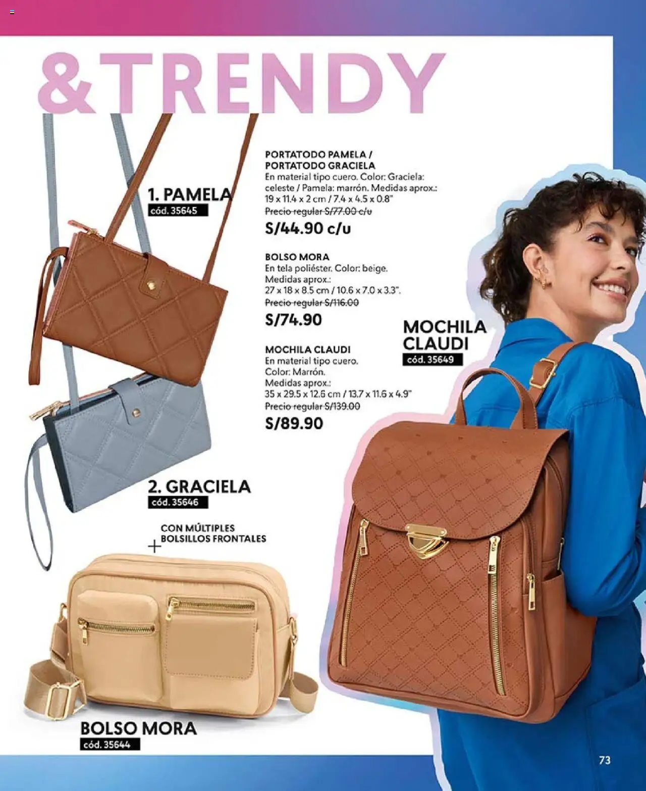 Catálogo CyZone válido desde 27.05.2025 | Página: 73 | Productos: Bolso, Mochila