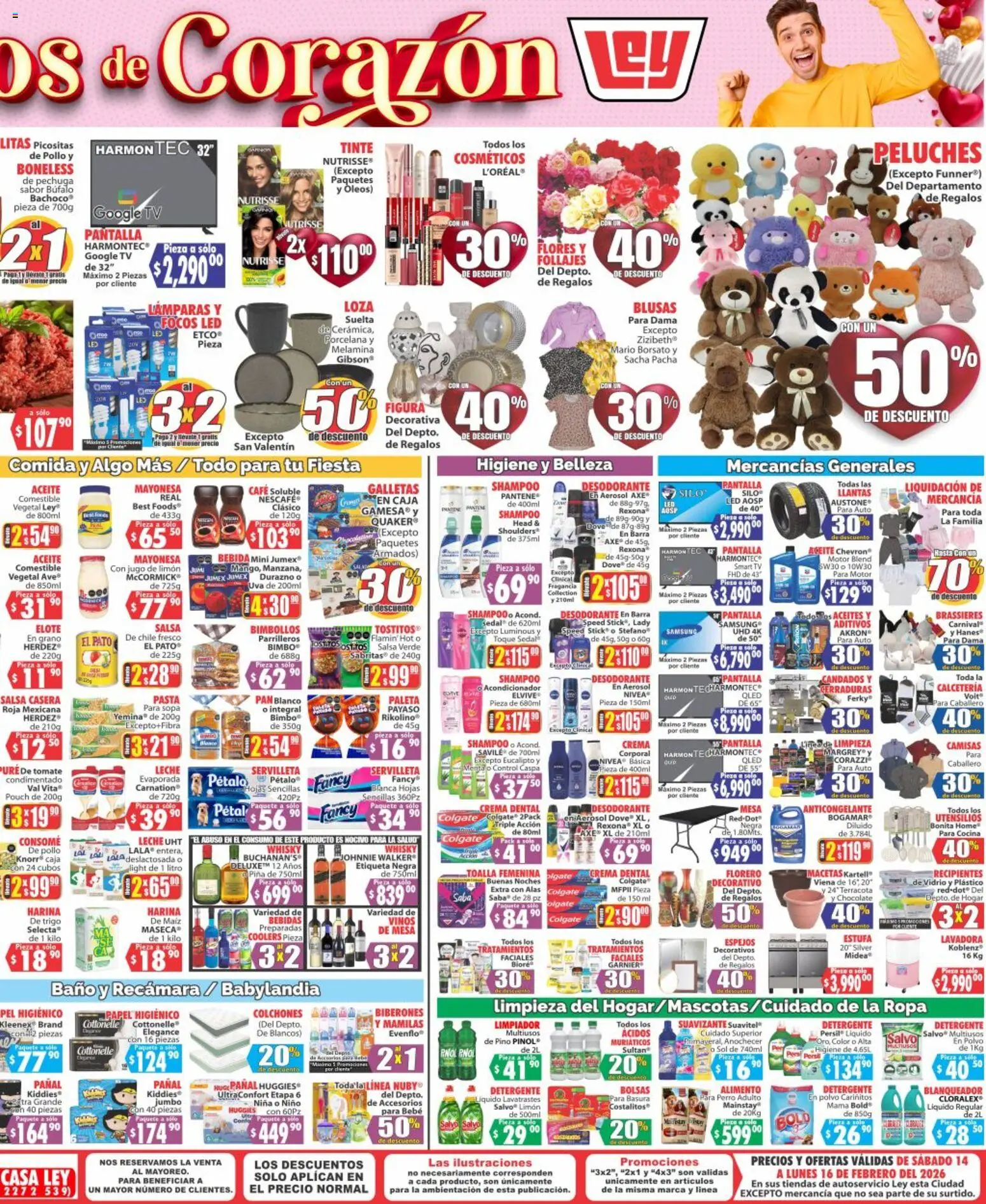 Nuevas ofertas de Casa Ley válidas en toda la República Mexicana desde el 14.02.2026. ¡Encuentra las mejores ofertas en Casa Ley folleto Autoservicio La Paz, BCS! | Página: 2