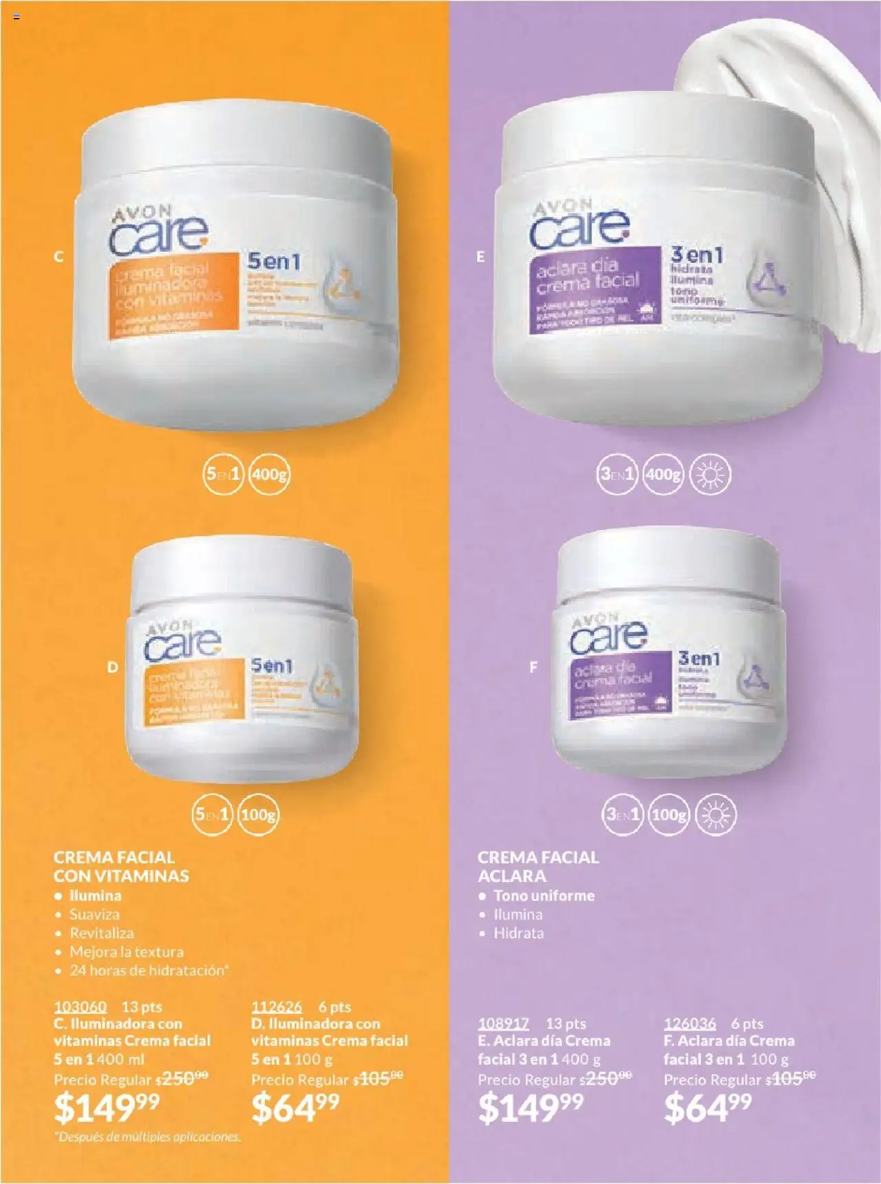Nuevas ofertas de AVON válidas en toda la República Mexicana desde el 17.03.2025. ¡Encuentra las mejores ofertas en AVON campaña 7 2025! | Página: 151 | Productos: Crema, Vitaminas