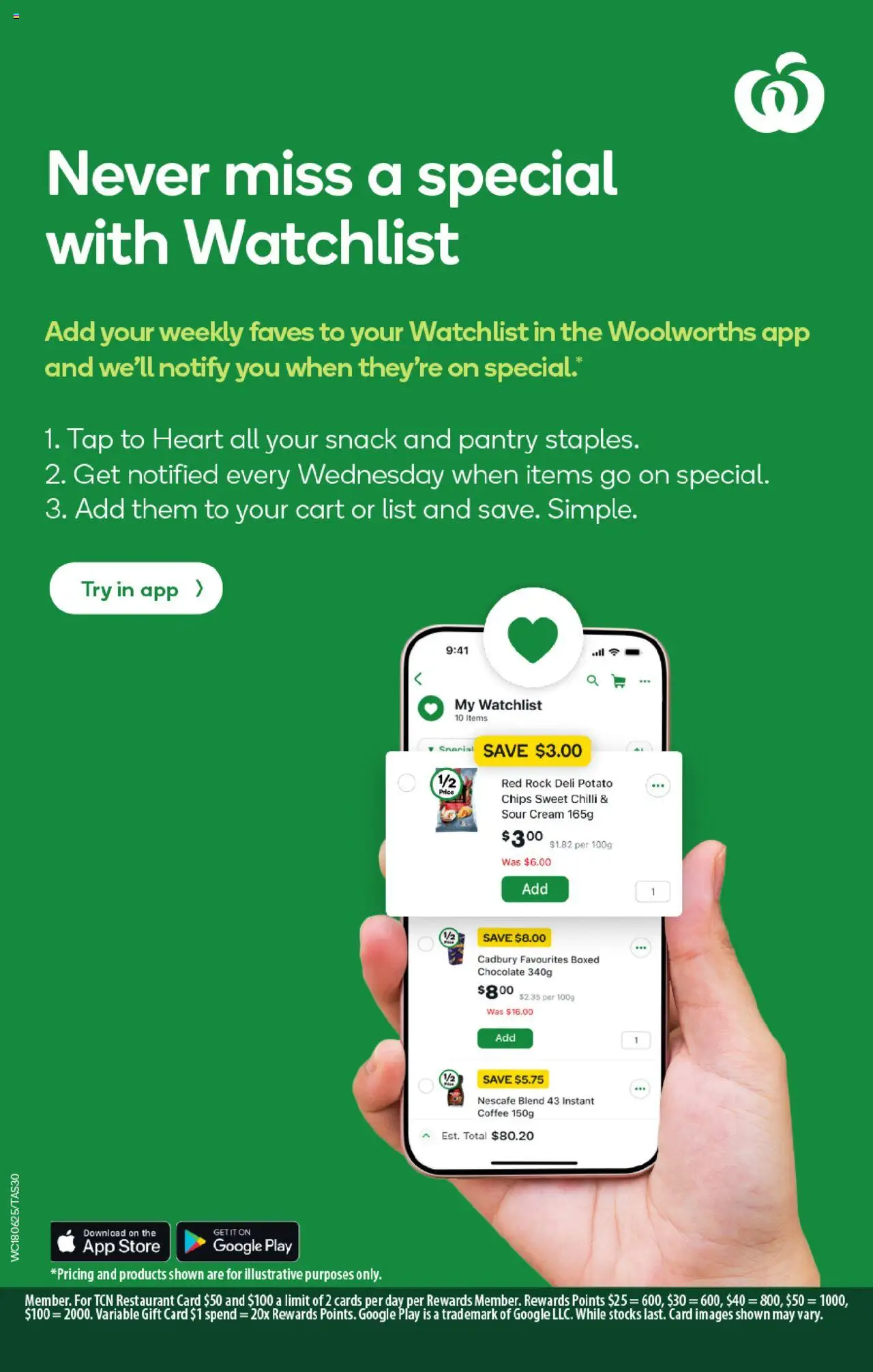 Woolworths catalogue - valid from 02.07.2025 | Page: 32 | Products: Tap, Chips, Chilli, Nescafe