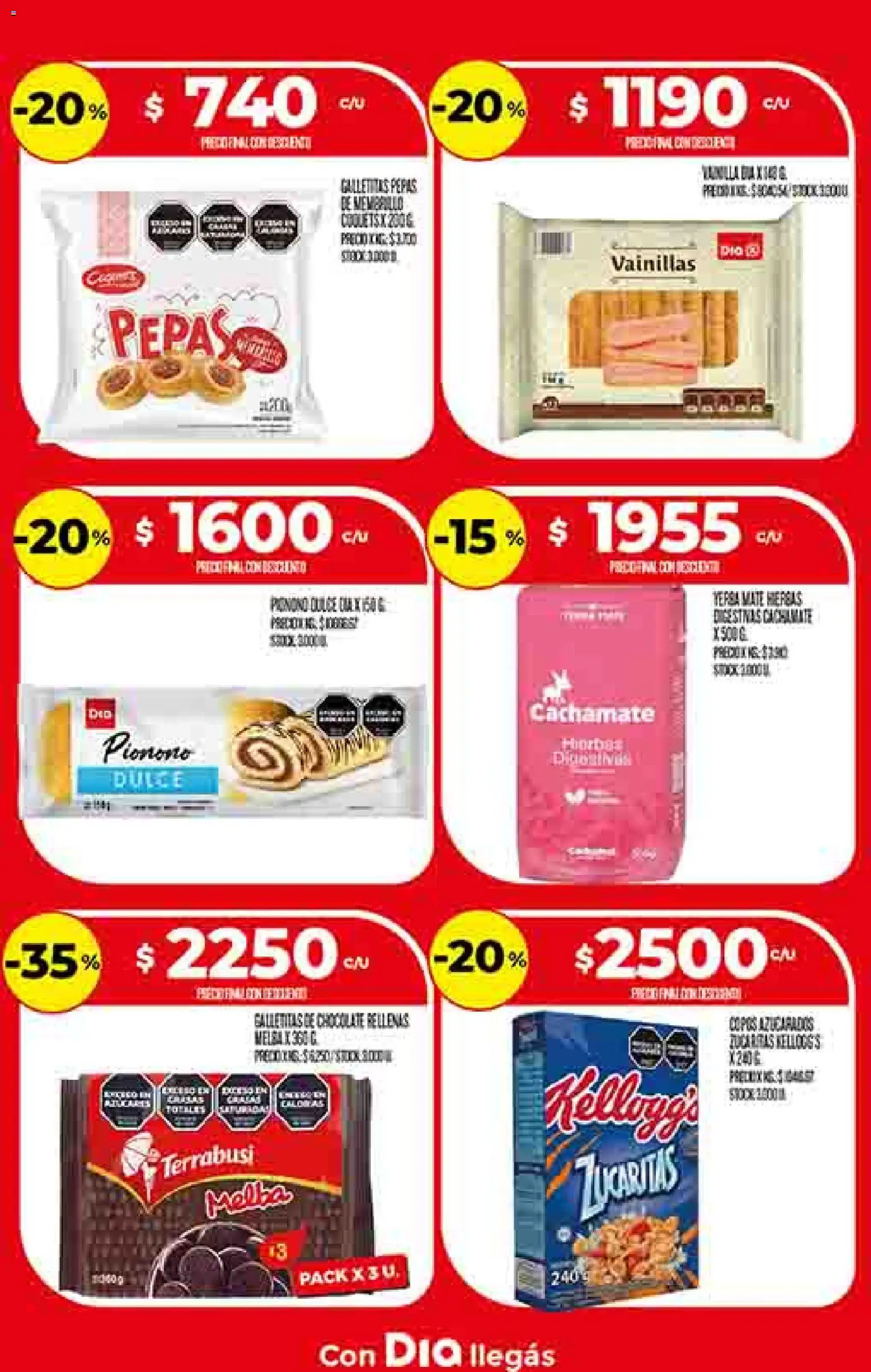 Supermercado DIA Ofertas │ válido desde el 25.03.2026 | Página: 23 | Productos: Mate, Yerba, Chocolate, Pionono