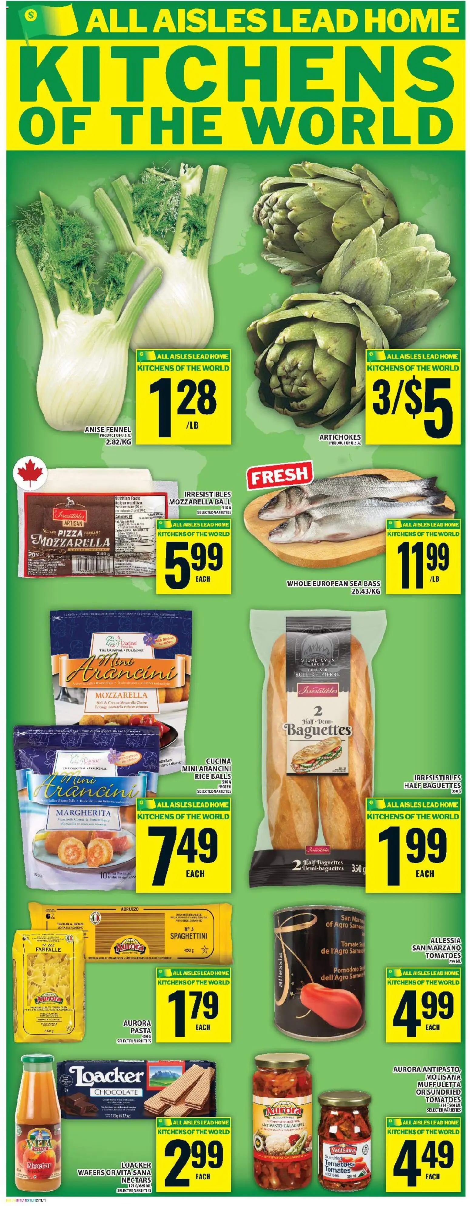 Food Basics flyer valid from 29.01.2026 | Page: 18 | Products: Rice, Pasta, Cheese, Tomatoes