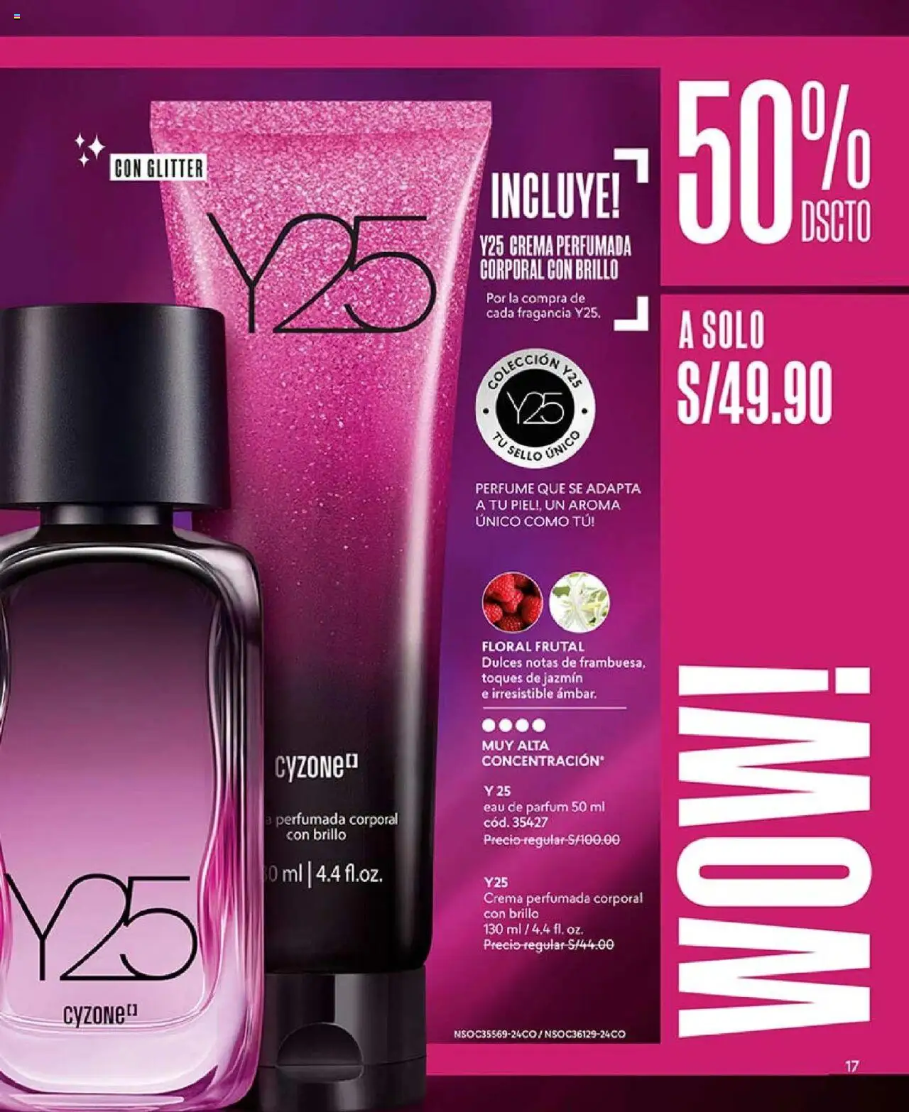 Catálogo CyZone válido desde 25.08.2025 | Página: 17 | Productos: Crema, Perfume, Fragancia