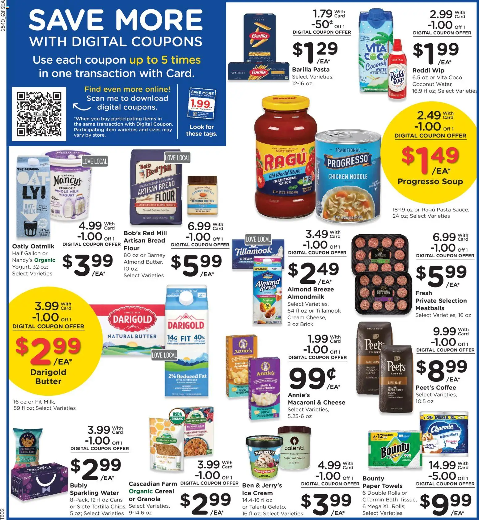 QFC Black Friday - valid from 05.11.2025 | Page: 4 | Products: Butter, Yogurt, Coffee, Sauce