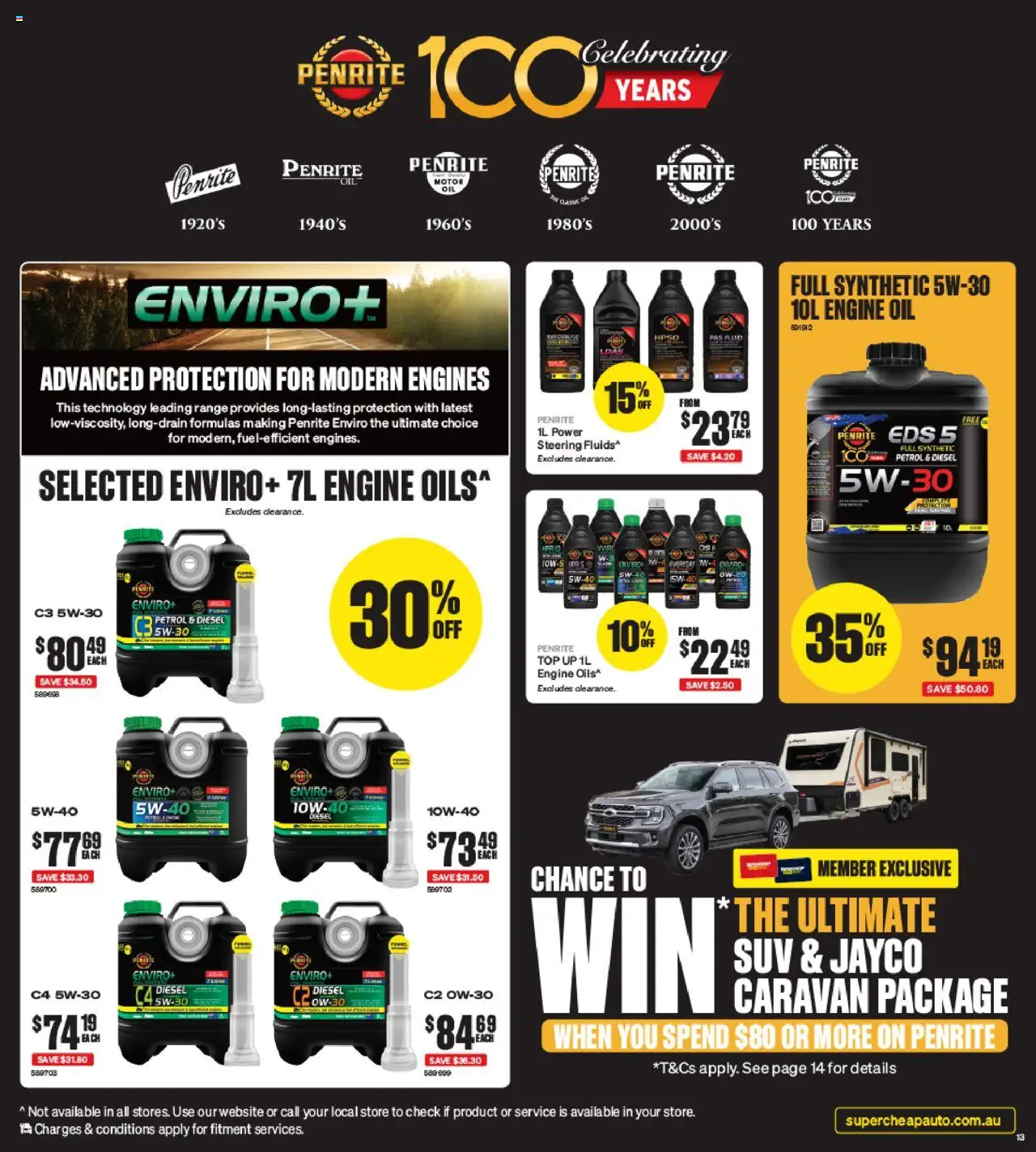 Supercheap Auto catalogue - valid from 24.09.2025 | Page: 13 | Products: Oil