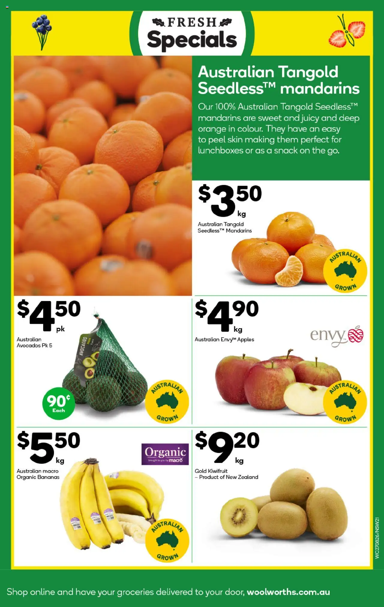 Woolworths catalogue - valid from 27.08.2025 | Page: 21 | Products: Peel, Apples, Bananas, Mandarins
