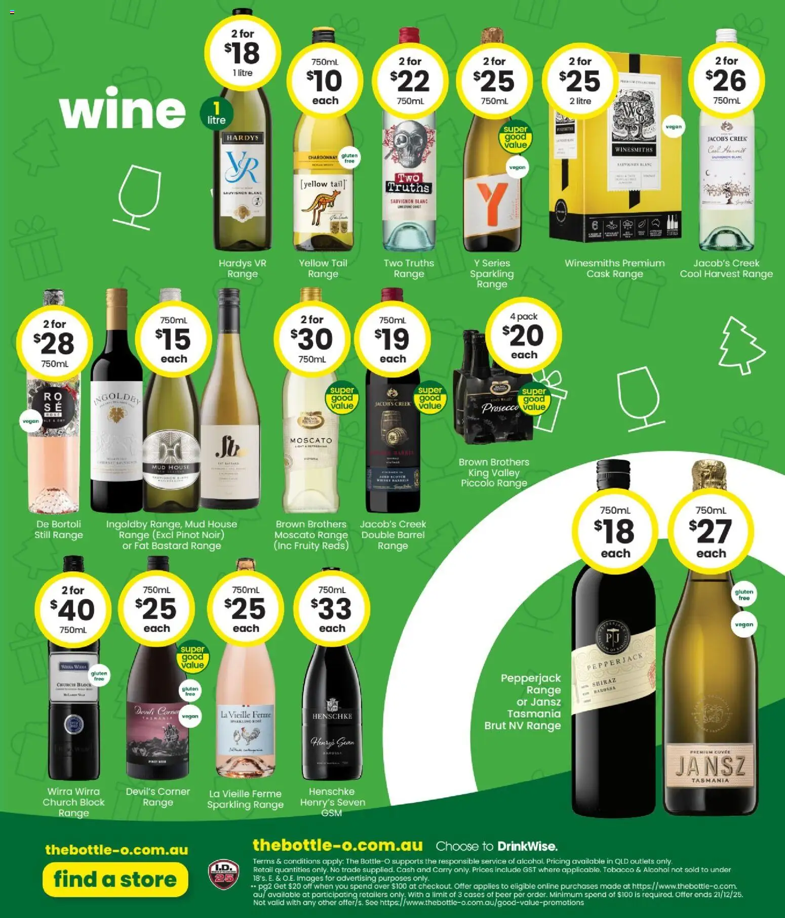 The Bottle-O catalogue - valid from 08.12.2025 | Page: 8 | Products: Wine, Beer