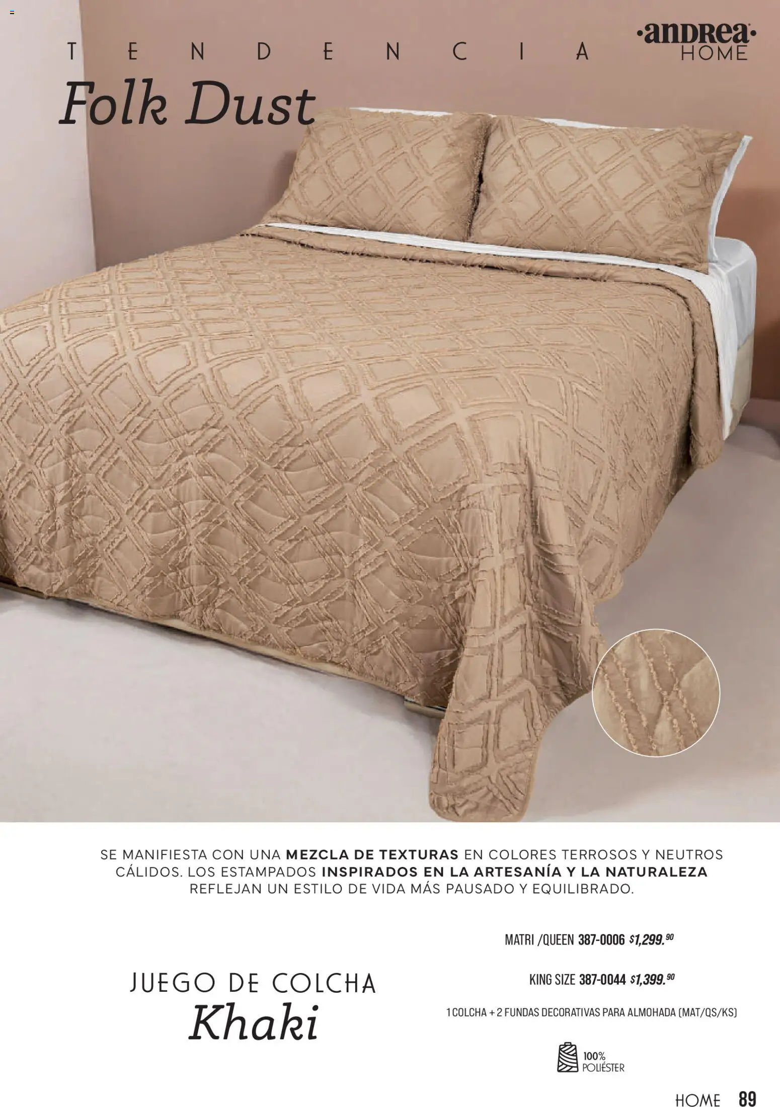 Nuevas ofertas de Andrea válidas en toda la República Mexicana desde el 22.03.2026. ¡Encuentra las mejores ofertas en Andrea catálogo Lo más top! | Página: 89 | Productos: Juego, Almohada