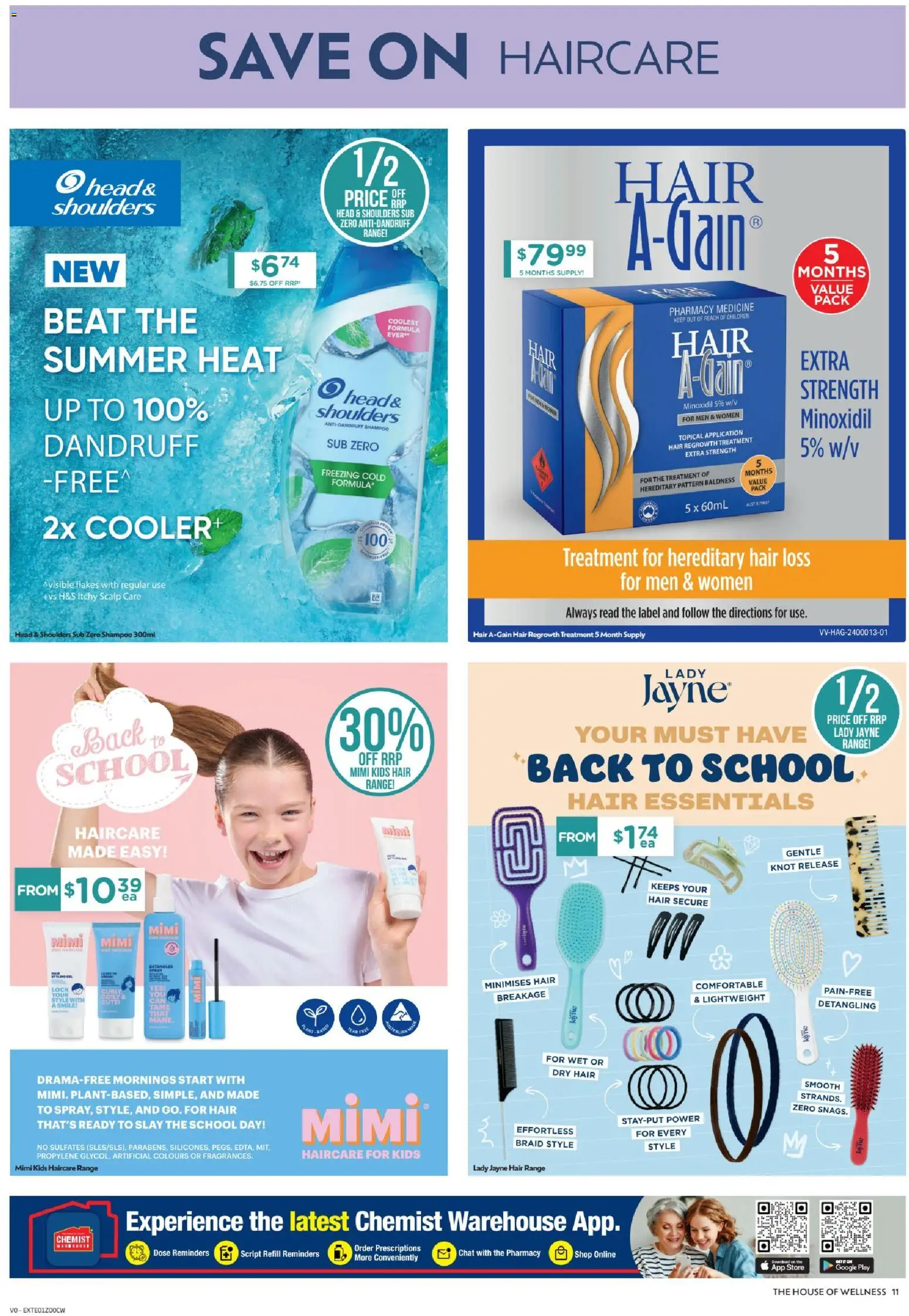 Chemist Warehouse catalogue - valid from 15.01.2026 | Page: 11 | Products: Shampoo, Flakes, Hair loss, Treatment