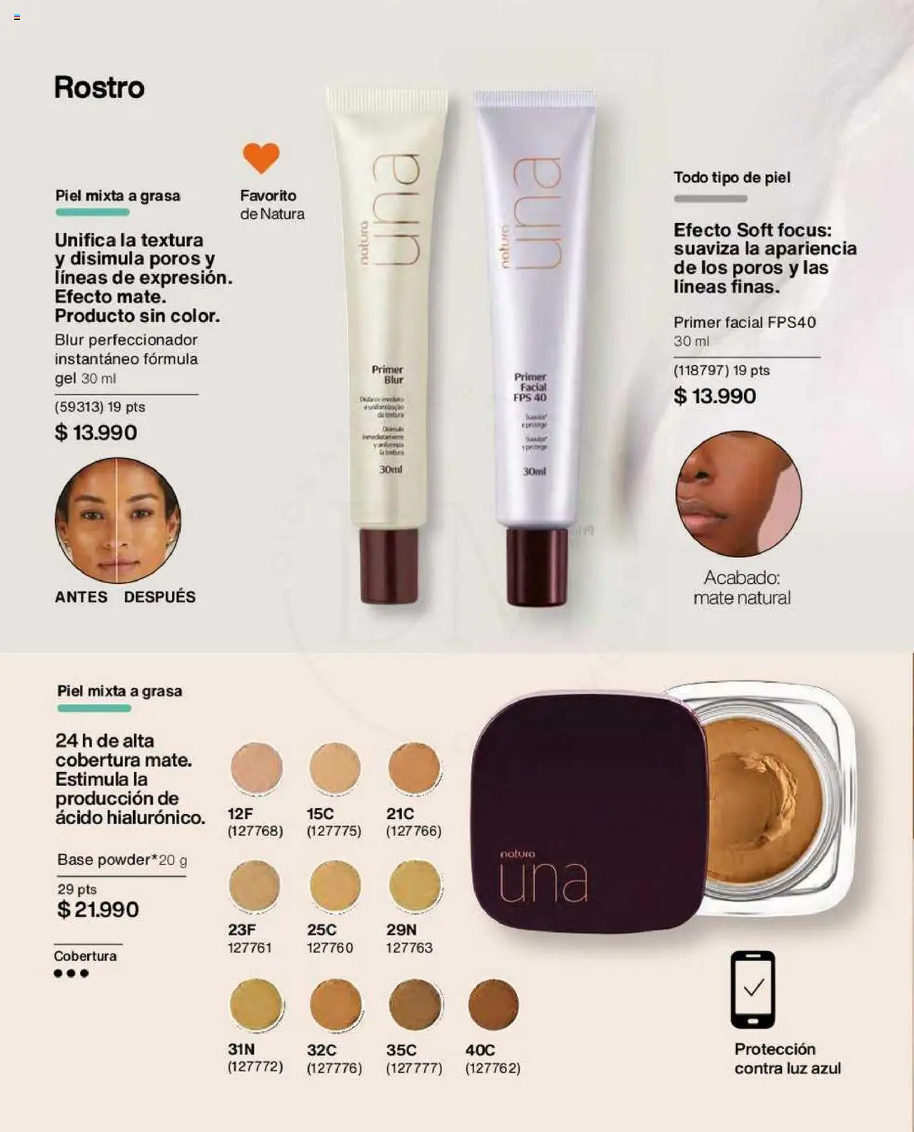 Natura catálogo │ válido desde el 22.07.2025 | Página: 50 | Productos: Perfeccionador, Mate, Base