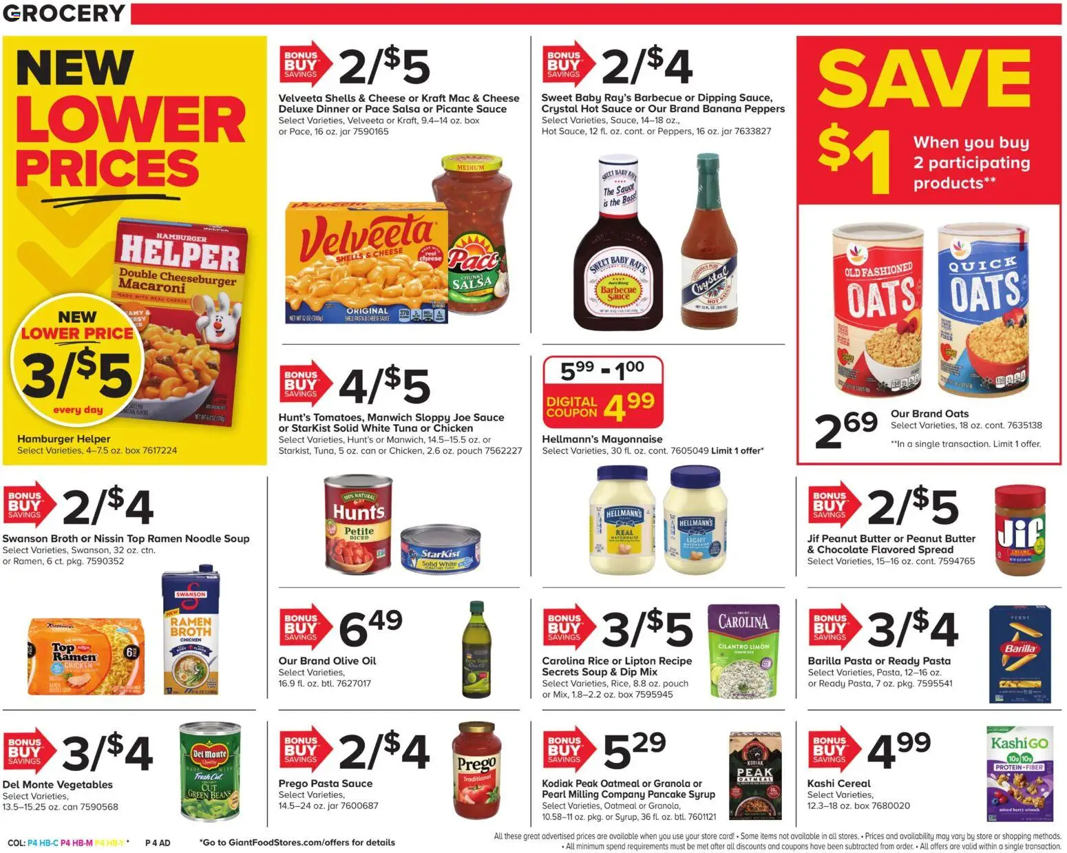 Giant Weekly Ad - valid from 27.02.2026 | Page: 9 | Products: Peppers, Chocolate, Rice, Pasta